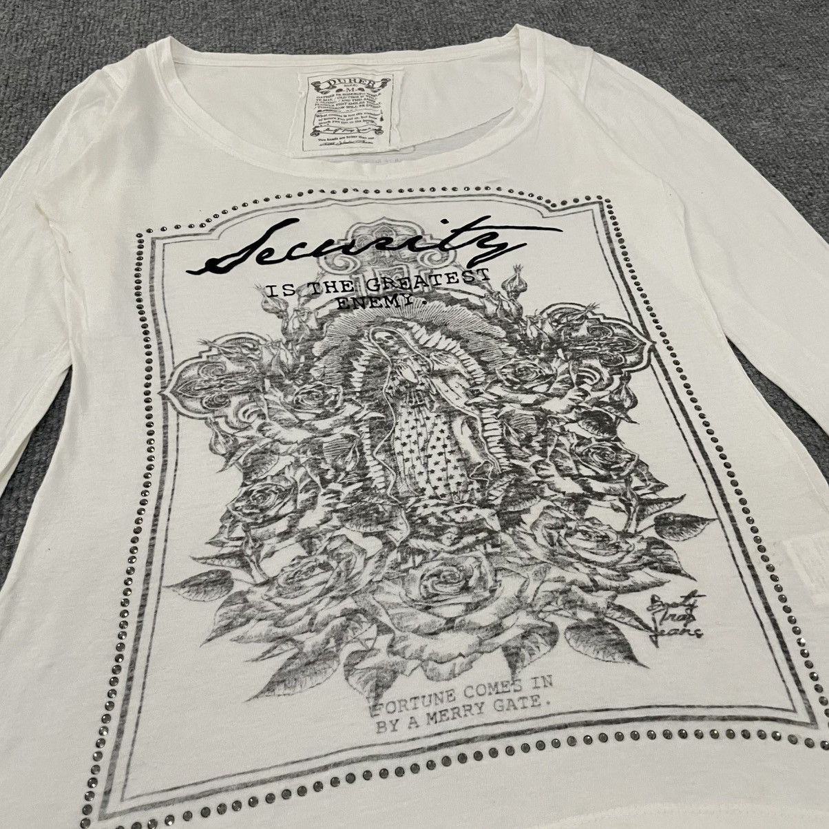 Japanese Brand Durer Graphic Print Long Sleeve Tee Studded Frame size M Size M / US 6-8 / IT 42-44 - 4 Thumbnail