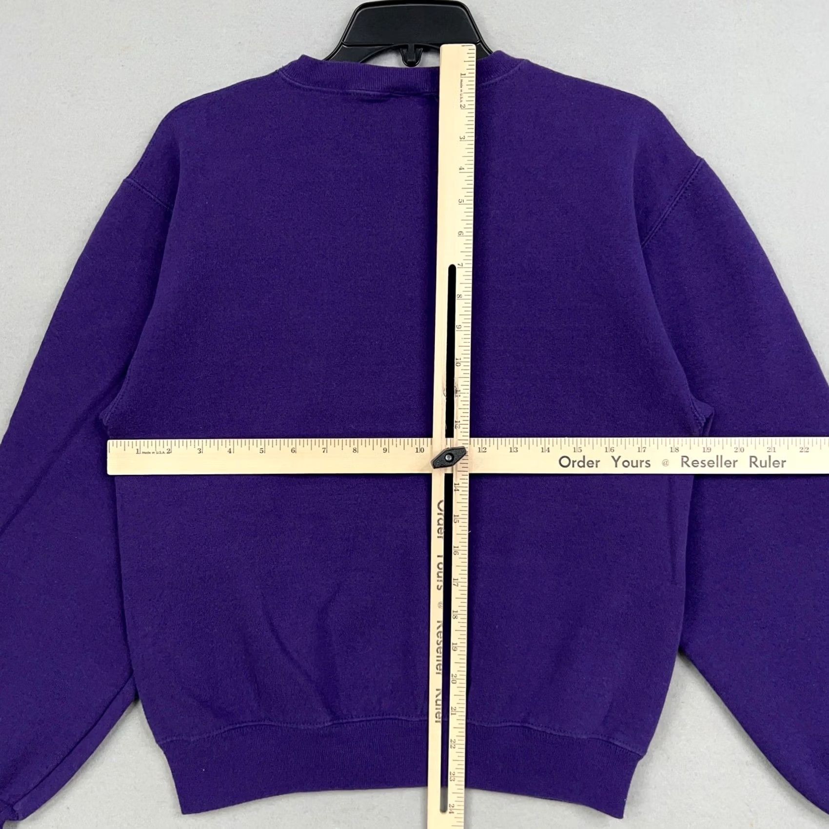 Russell Athletic Vintage Russell Athletic Sweatshirt Adult Small Blank Crewneck Pullover Boxy Purple Cotton Fleece Workout Casual Sport Wear Size S / US 4 / IT 40 - 7 Thumbnail