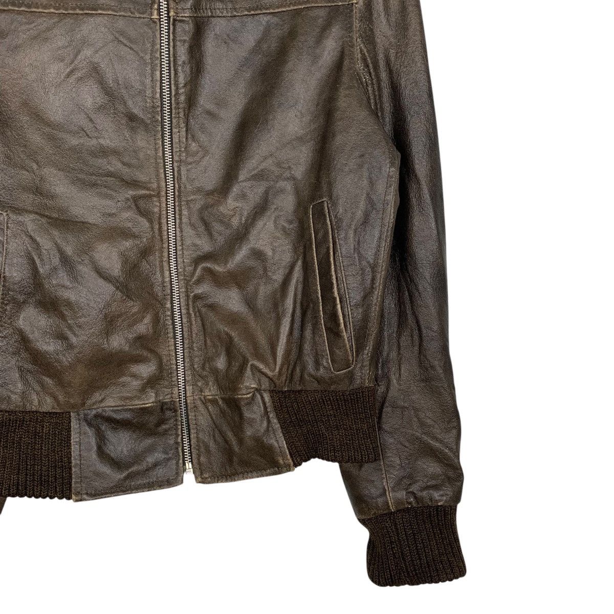 Japanese Brand Japanese Brand A Via Bus Motorcycle Riding Leather Jacket Size S / US 4 / IT 40 - 4 Thumbnail