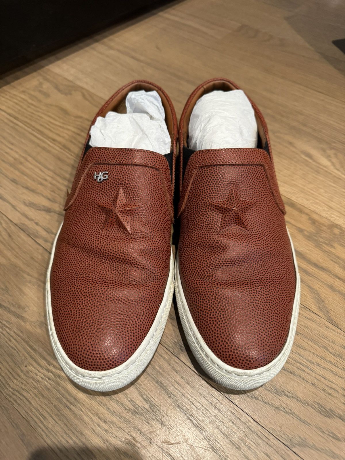 image of Givenchy Skater Shoe Basketball in Brown, Men's (Size 8)