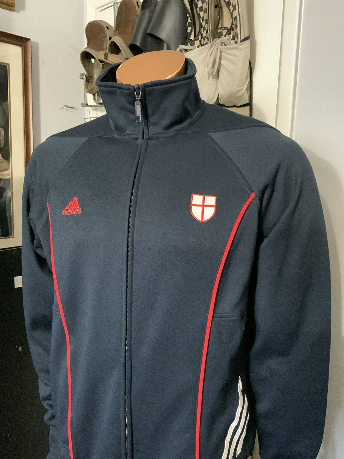Adidas Adidas England FIFA 2010 World Cup Soccer Track Jacket Size US L / EU 52-54 / 3 - 11 Thumbnail