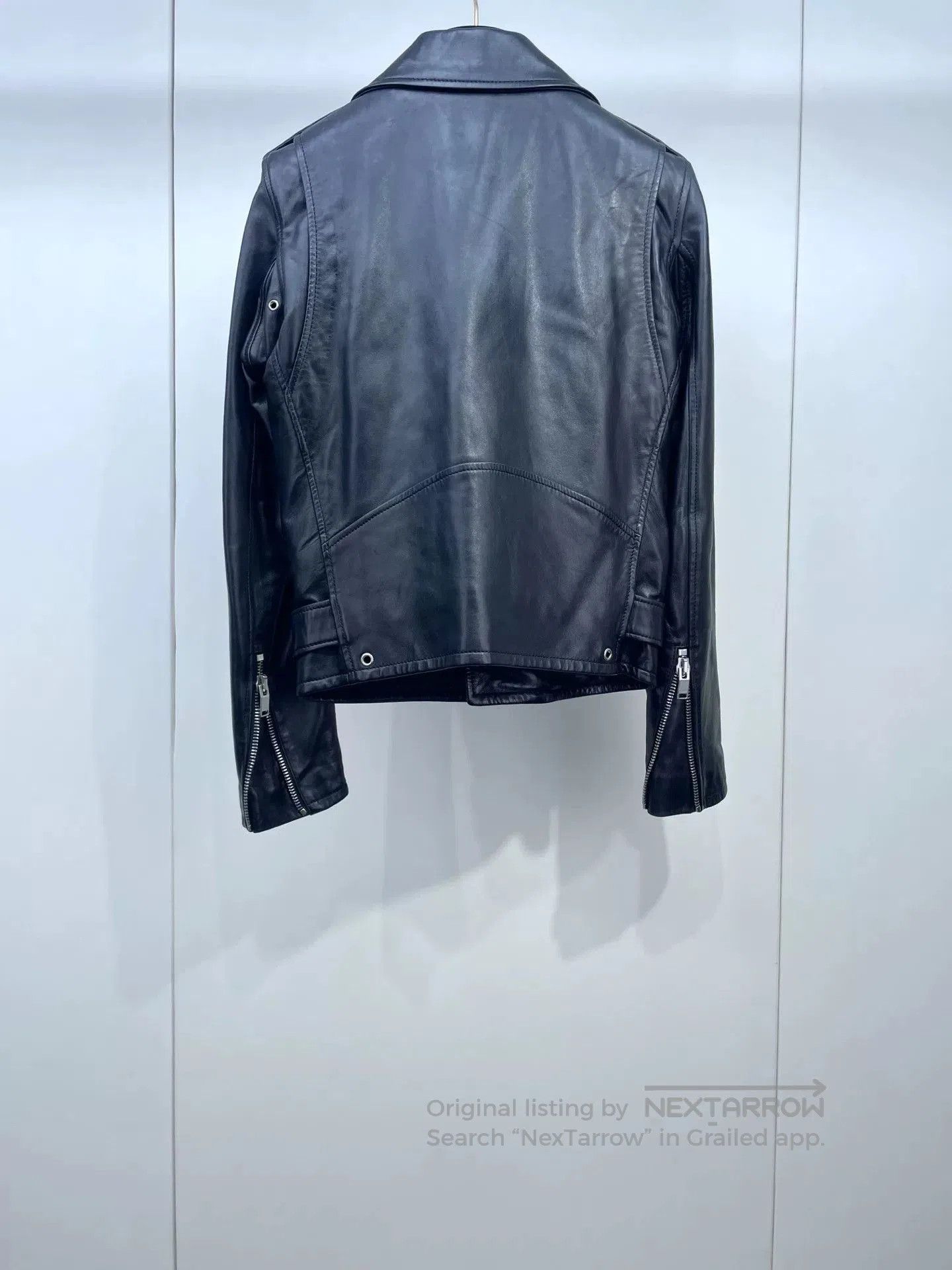 Saint Laurent Paris YSL Saint Laurent Black Biker Jacket. Size XS / US 0-2 / IT 36-38 - 2 Thumbnail