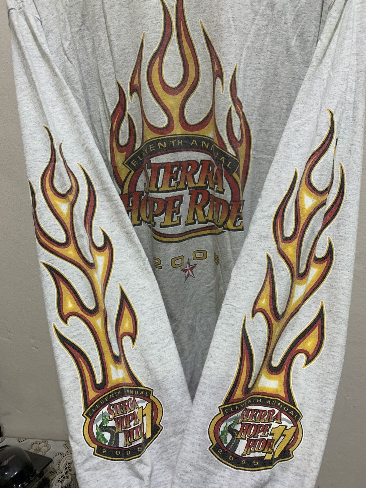 Vintage Rare Vintage 2005 Elevent Anual Flame Tee Shirt Size US XL / EU 56 / 4 - 1 Thumbnail