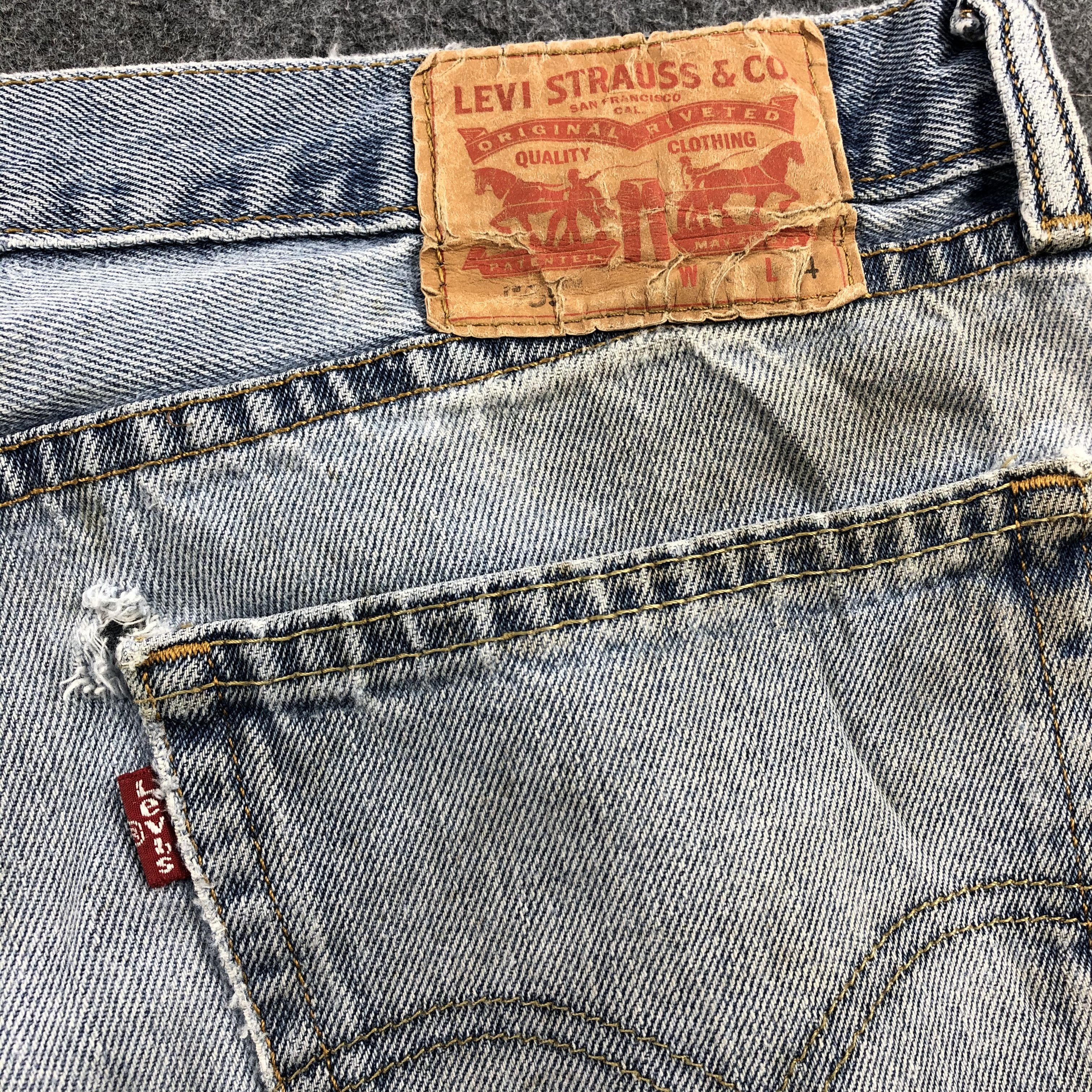 Levi's × Vintage Vintage Distress Levis Jeans-JM1312 Size US 34 / EU 50 - 7 Thumbnail