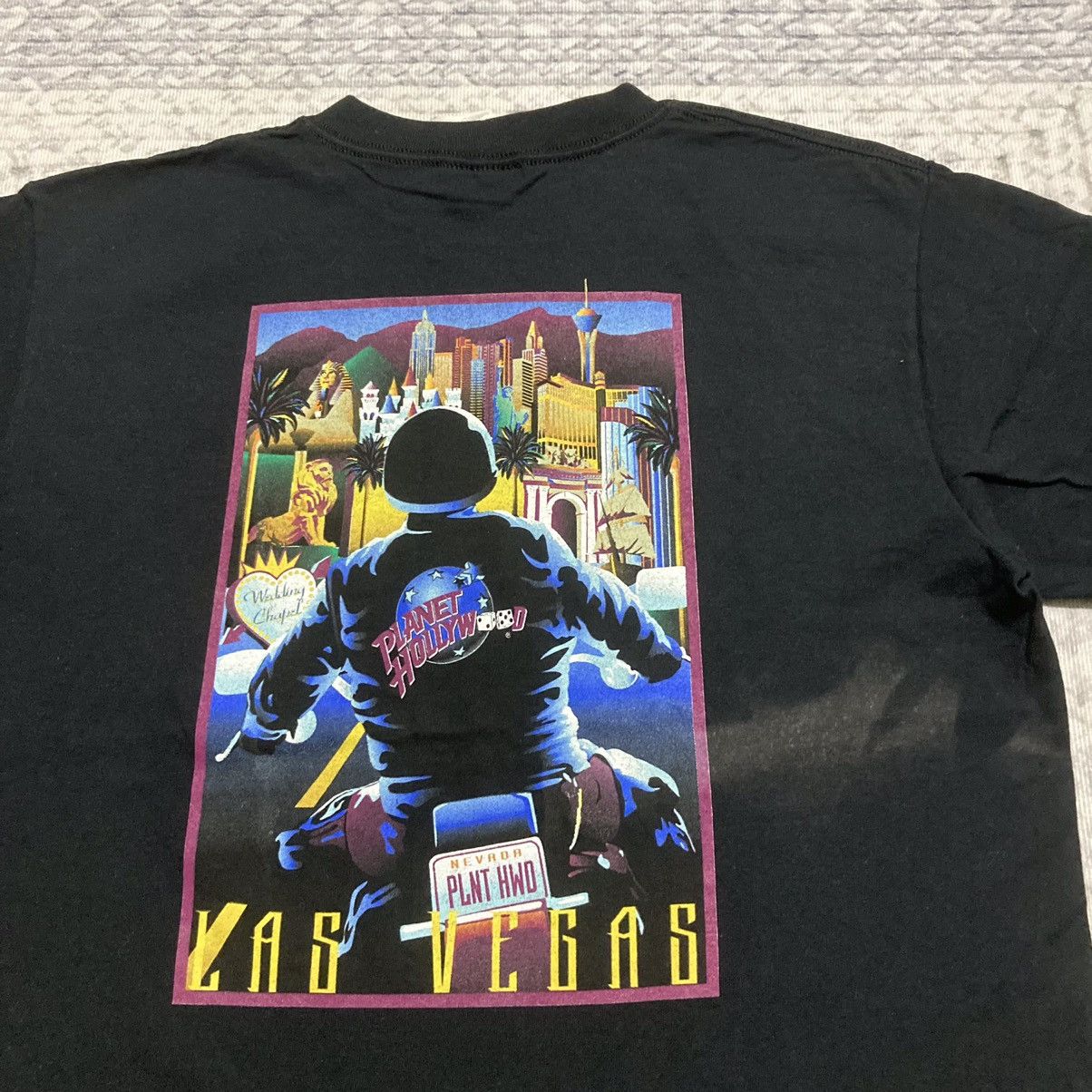 Hard Rock Cafe × Planet Hollywood × Vintage Vintage Planet Hollywood Las Vegas Sunfaded Tees Size US M / EU 48-50 / 2 - 4 Thumbnail