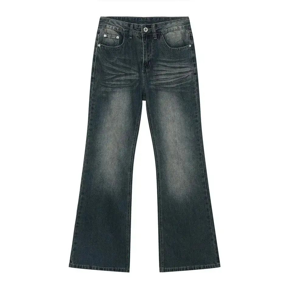 Japanese Brand Retro loose high street micro flared jeans Size US 32 / EU 48 - 6 Thumbnail