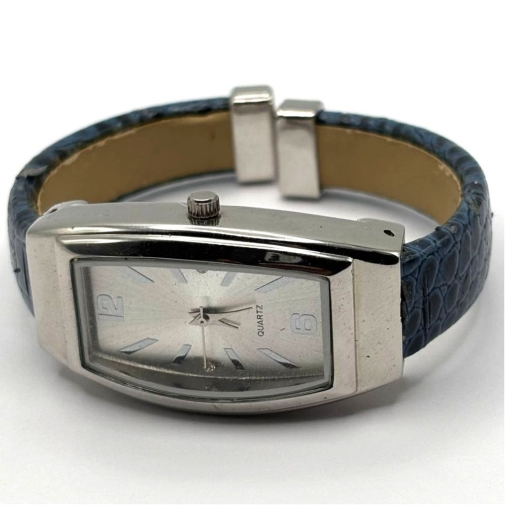 Other Y2K Silver & Blue Cuff Watch Size ONE SIZE - 3 Thumbnail