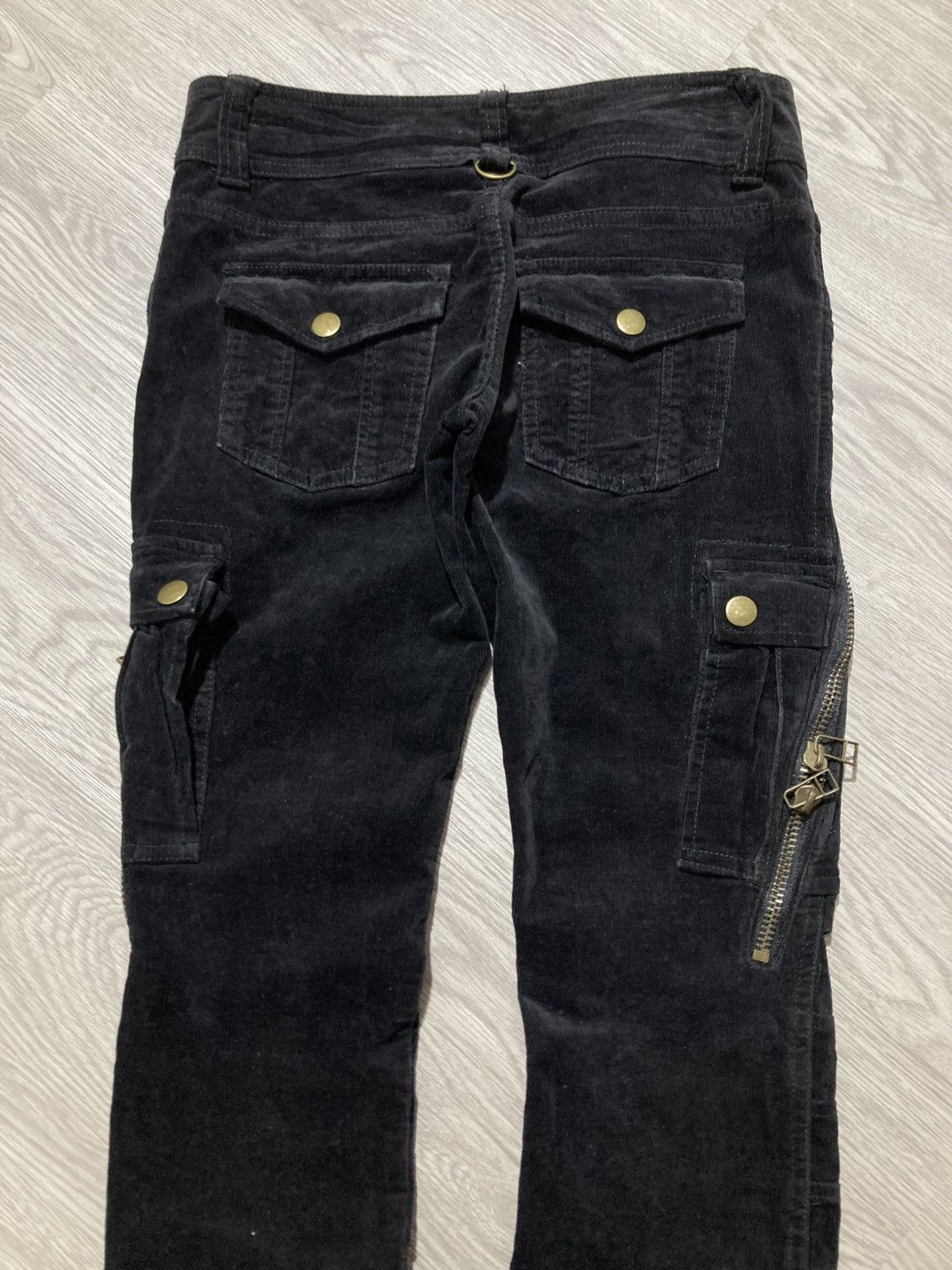If Six Was Nine 2000s Manies Corduroy Anarchy Punk Vkei Lgb Style Pants Size US 28 / EU 44 - 2 Thumbnail