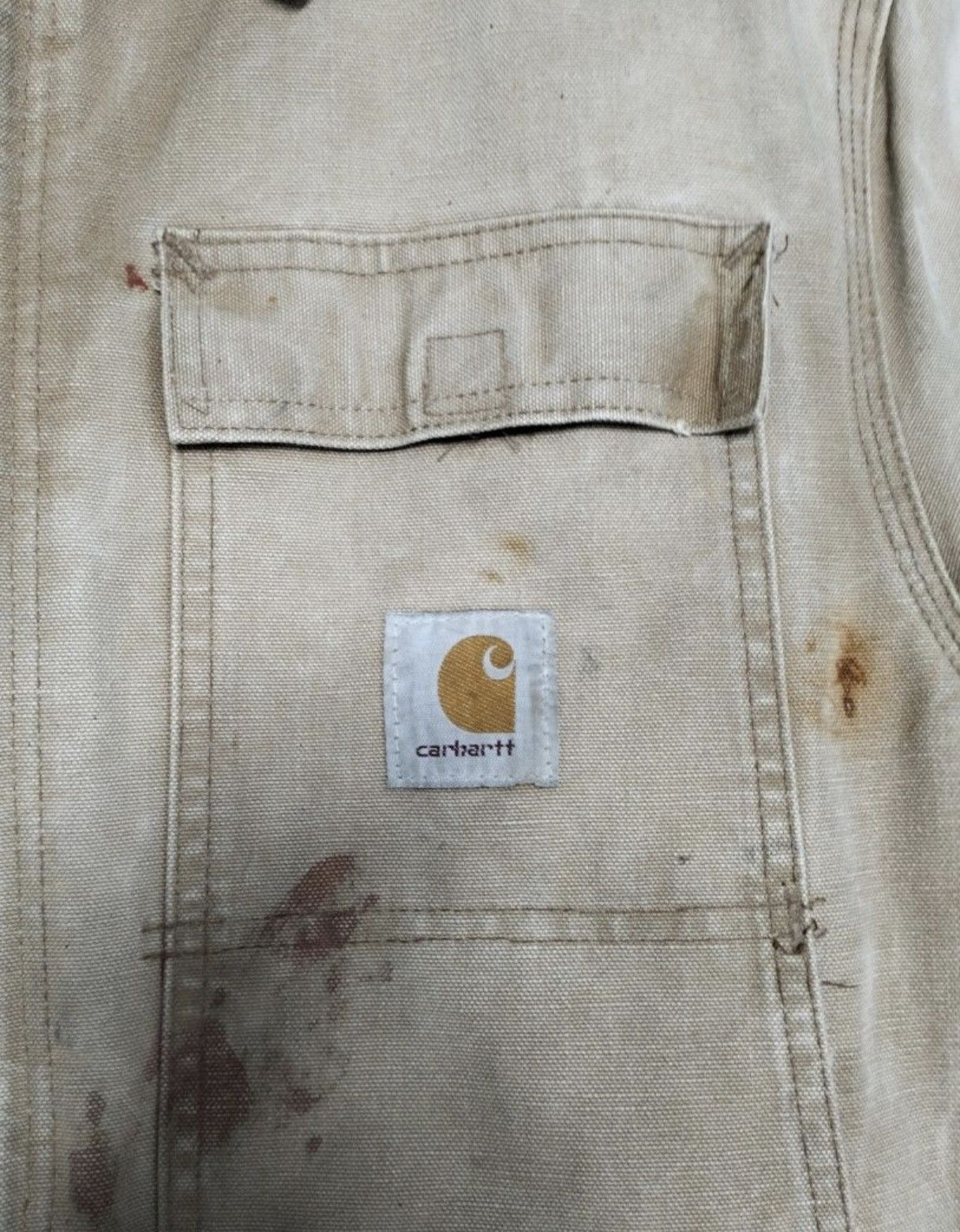 Carhartt (XL) BEAUTIFUL FADED EVERGREEN Heavy Carhartt Jacket Size US XL / EU 56 / 4 - 4 Thumbnail