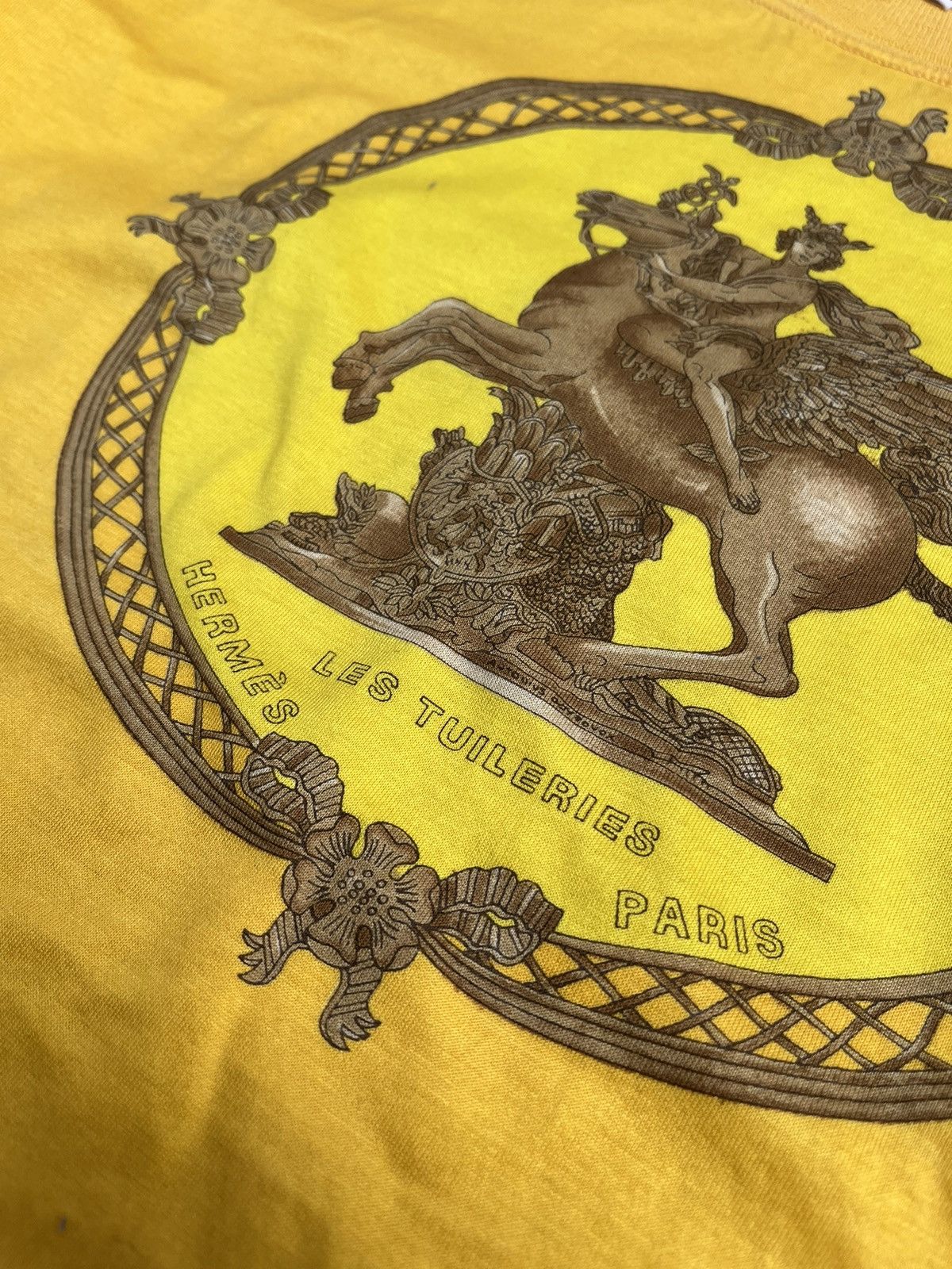 HERMES TUILERIES公園プリントTシャツヴィンテージ