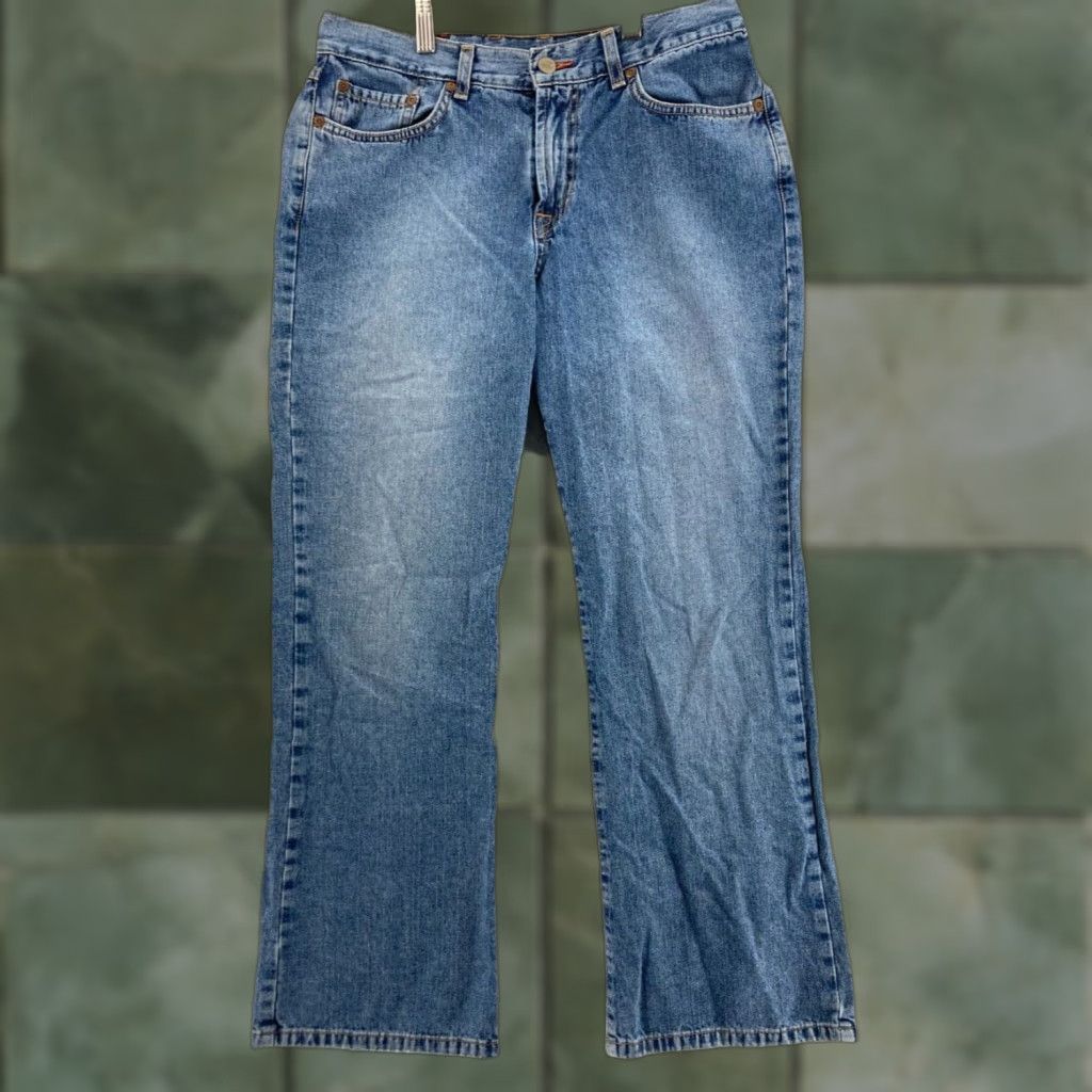 Lucky Brand VINTAGE Lucky Brand Jeans Womens 12/31 Denim Blue 5-Pocket Classic Fit 31in Inseam, USA Made Dungarees Size 34" / US 12 / IT 48 - 1 Thumbnail