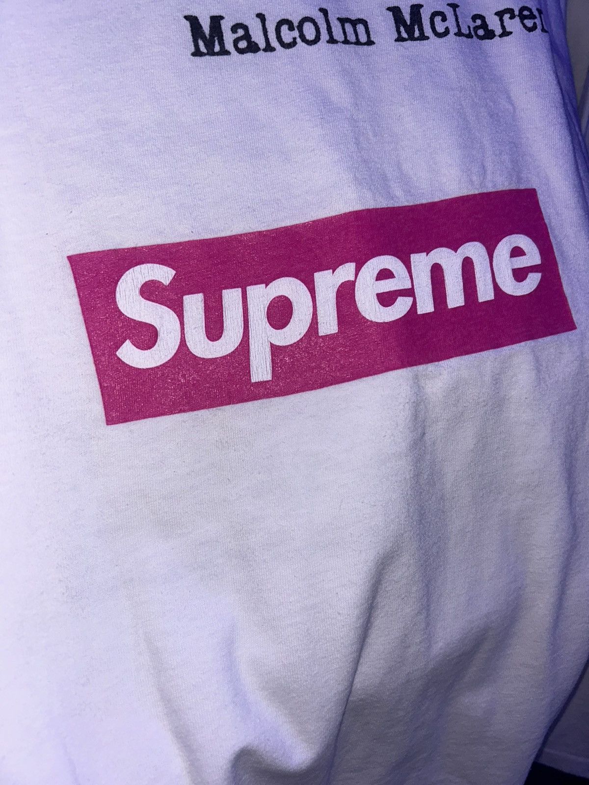 Supreme Supreme x Malcolm McLaren "Duck Rock" Box Logo Tee Size US L / EU 52-54 / 3 - 5 Thumbnail