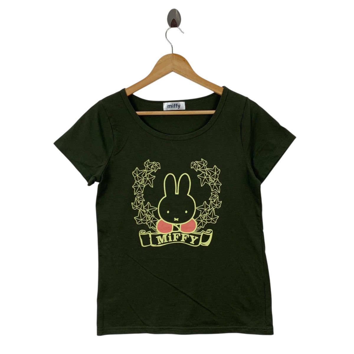 Vintage MIFFY CARTOON Merchandise Dick Bruna Mercis Bv Tshirt Size L / US 10 / IT 46 - 1 Thumbnail