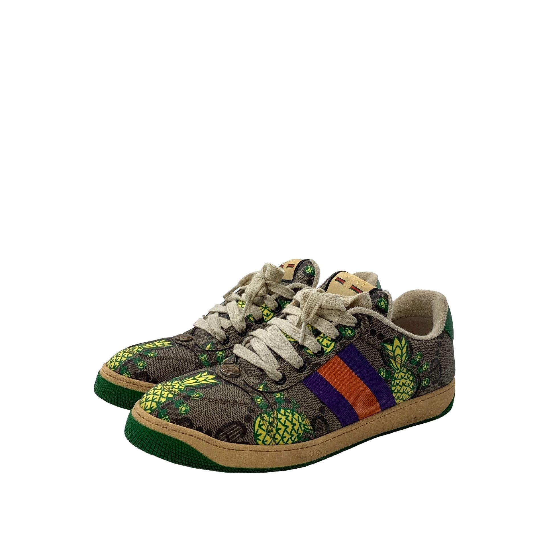 Gucci Gucci Pineapple Print Sneakers US 10 Size US 10 / EU 43 - 1 Thumbnail