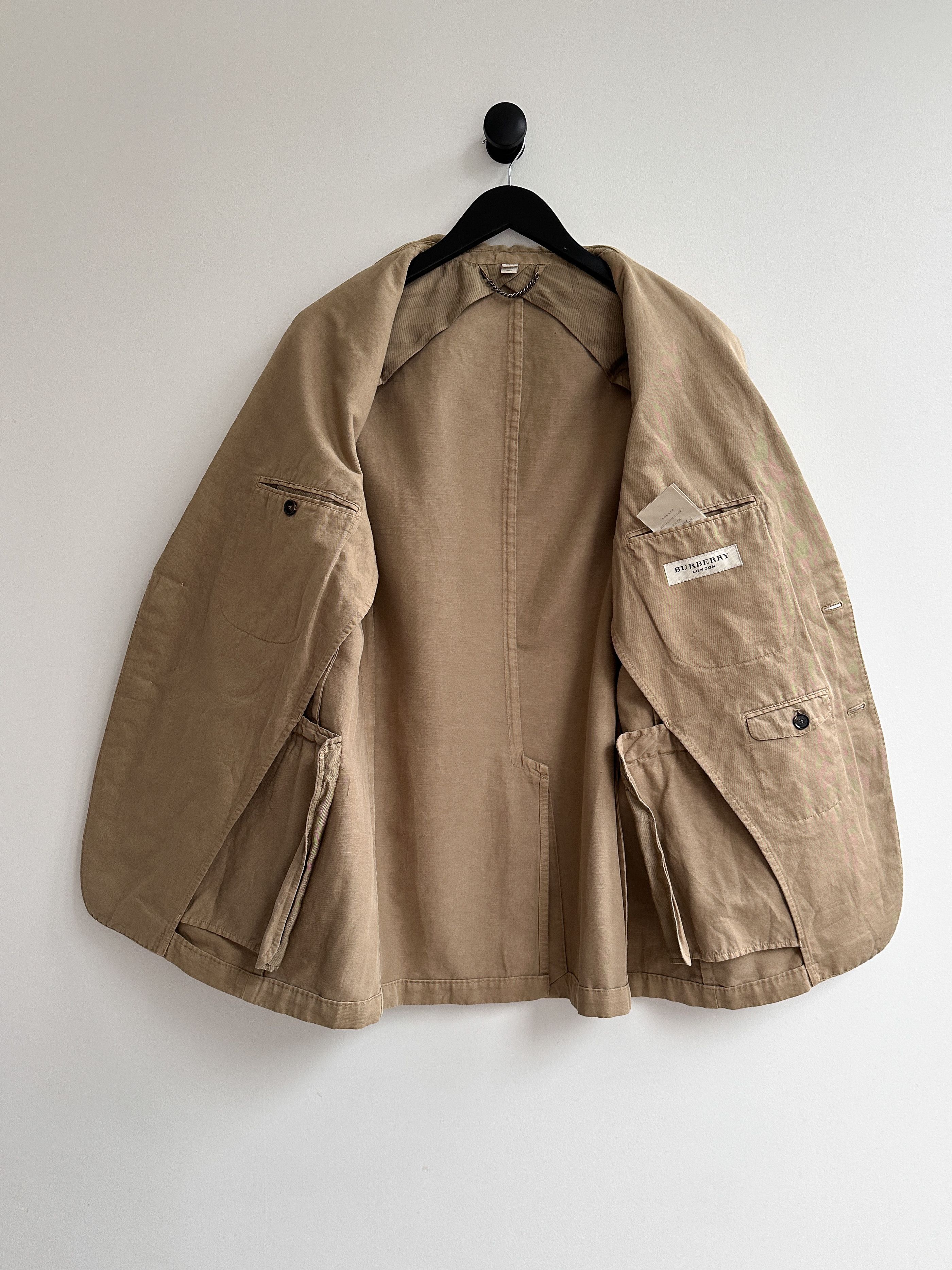 Burberry Burberry Beige Blazer Jacket Size 50R - 2 Thumbnail