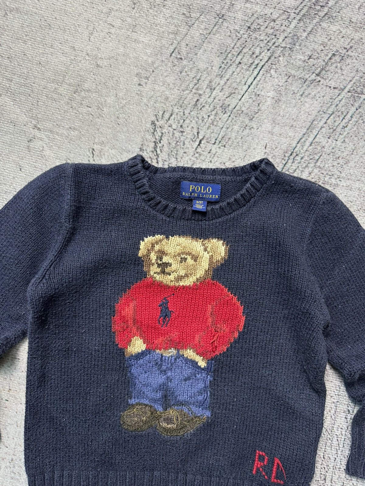 Polo Ralph Lauren × Ralph Lauren Polo Bear Knitwear By Ralph Lauren for Kid Size XXS / US 00 / IT 34 - 2 Thumbnail