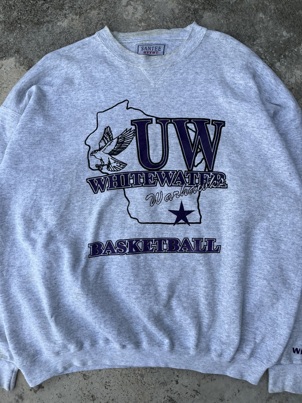 Vintage Rare Vintage University of Wisconsin Whitewater Warhaks Size US XL / EU 56 / 4 - 2 Thumbnail