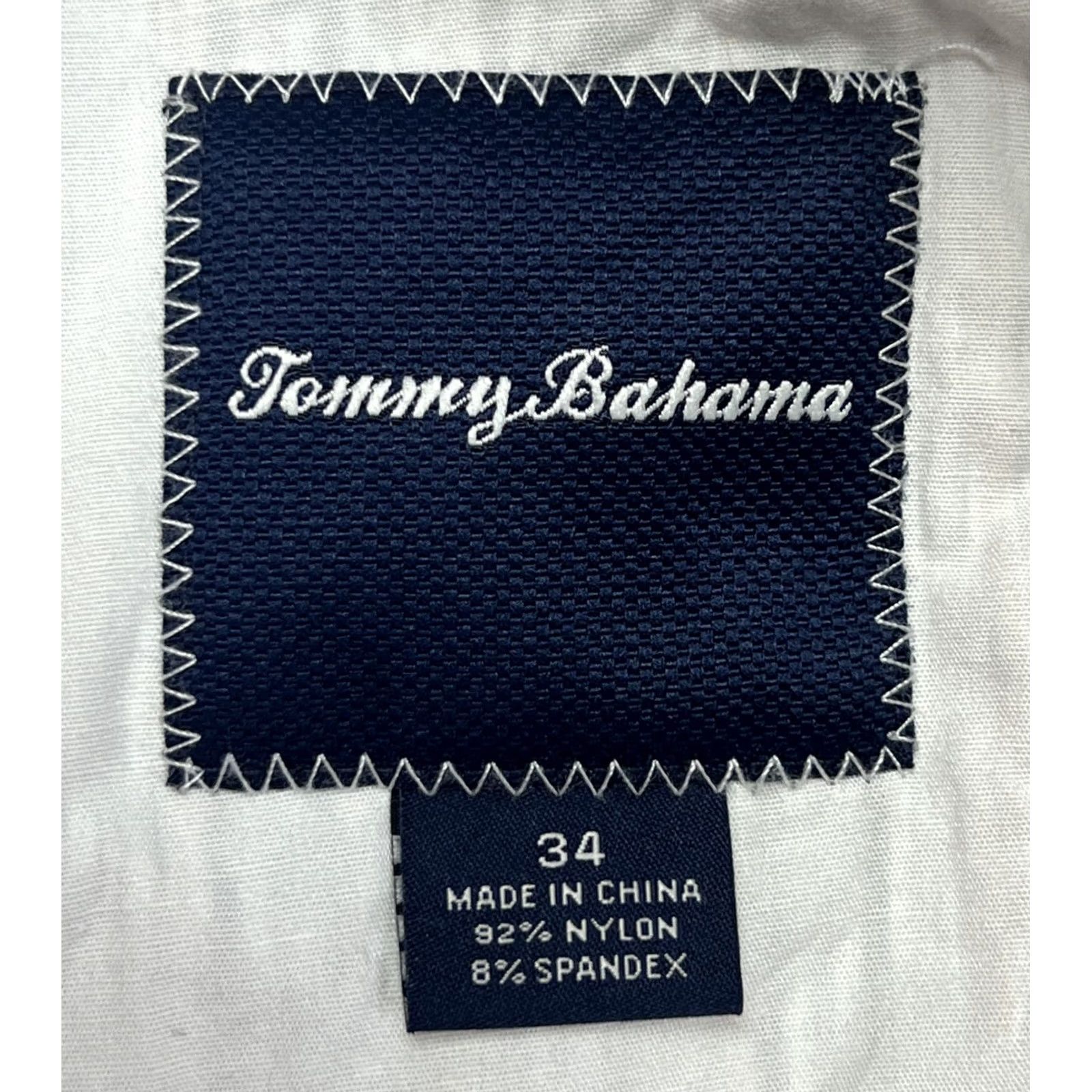 Tommy Bahama Tommy Bahama Shorts Mens Size 34 Chino Flat Front Striped White Seer Sucker Beach Casual Vintage: No Size US 36 / EU 52 - 4 Thumbnail