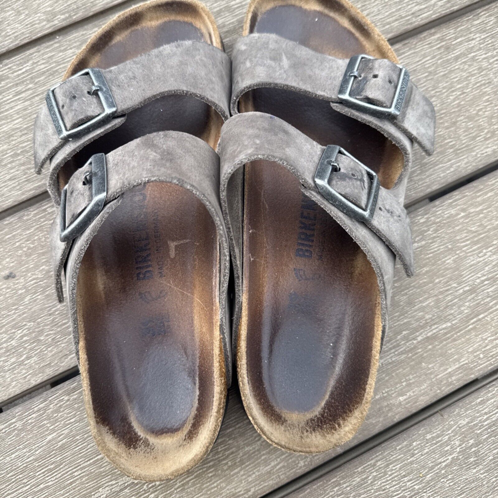 Birkenstock BIRKENSTOCK Soft Footbed ARIZONA Sandals Oiled Brown 39 9 Size US 9 / IT 39 - 4 Thumbnail