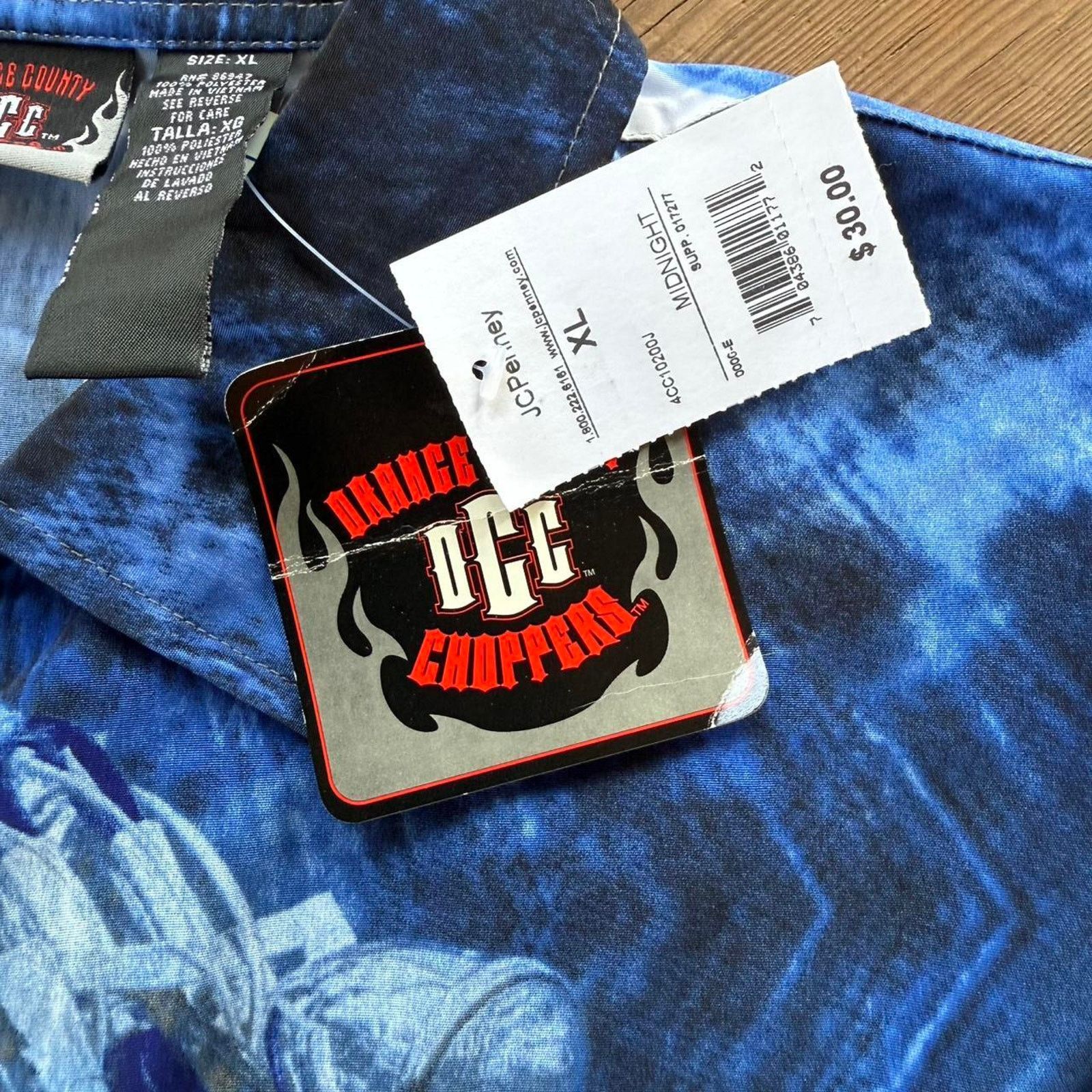 Vintage Vintage 2004 Orange County Choppers Button Up Shirt Size US XL / EU 56 / 4 - 4 Thumbnail