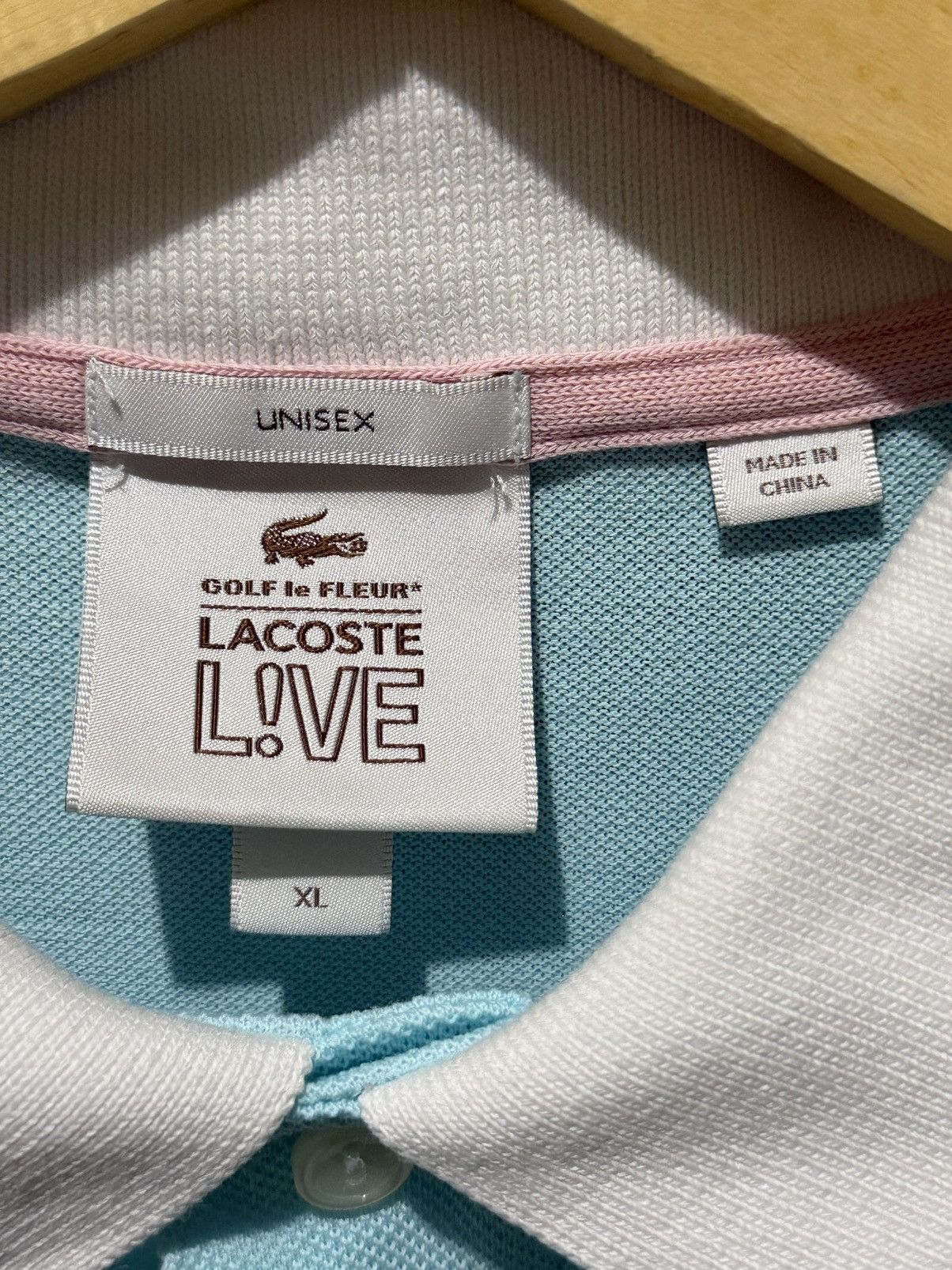 Golf le Fleur × Lacoste Lacoste x Golf Le Fleur* Colour Blocked Polo Plumi Mscrphone Size US XL / EU 56 / 4 - 3 Thumbnail