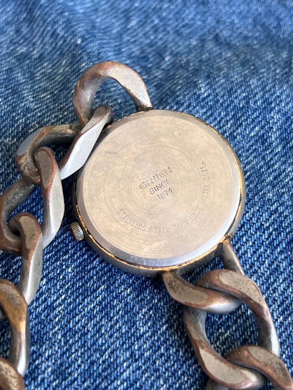 Japanese Brand × Vintage Vintage Japanese style Chain Metal futuristic Watch Bracelet Size ONE SIZE - 6 Thumbnail