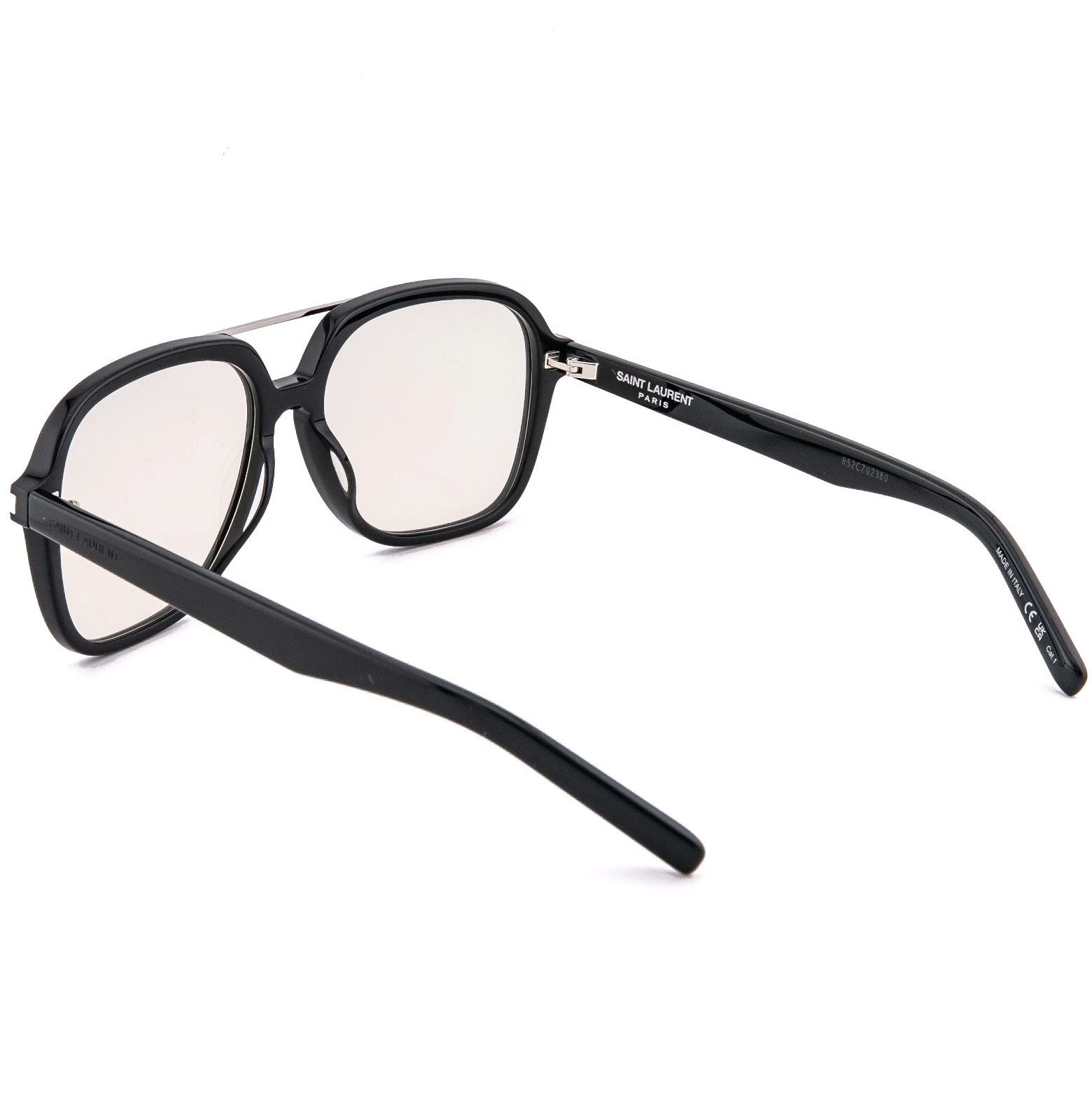 Saint Laurent Paris SAINT LAURENT SL 545 SL545 Black Aviator Sunglasses 001 Size ONE SIZE - 3 Thumbnail