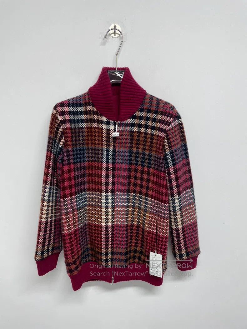 Loro Piana Loro Piana Knit Cashmere Jacket in Red Size S / US 4 / IT 40 - 1 Thumbnail