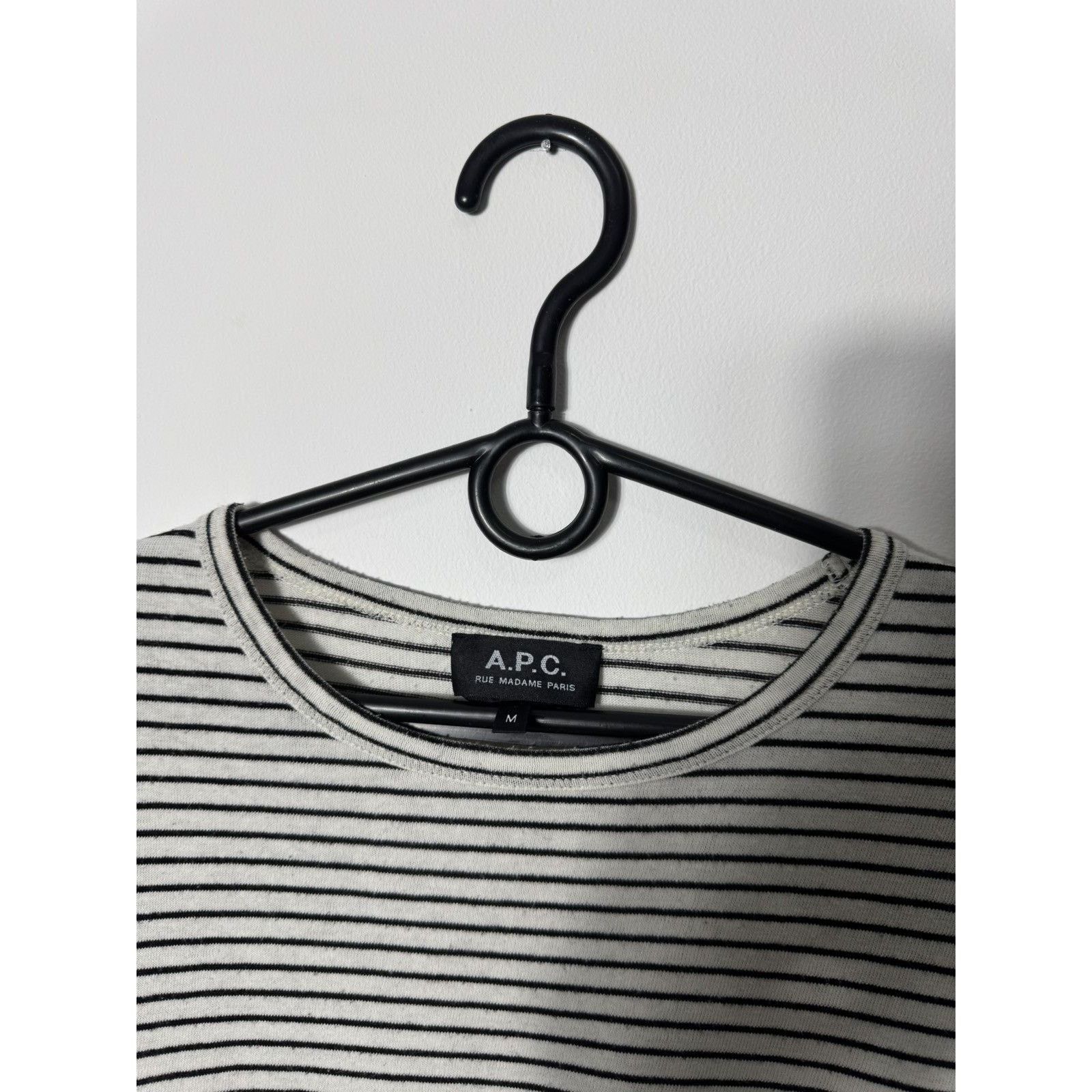 A.P.C. × Japanese Brand × Vintage 🔥 Vintage A.P.C Stripe Japanes Brand T-shirts Size US M / EU 48-50 / 2 - 2 Thumbnail