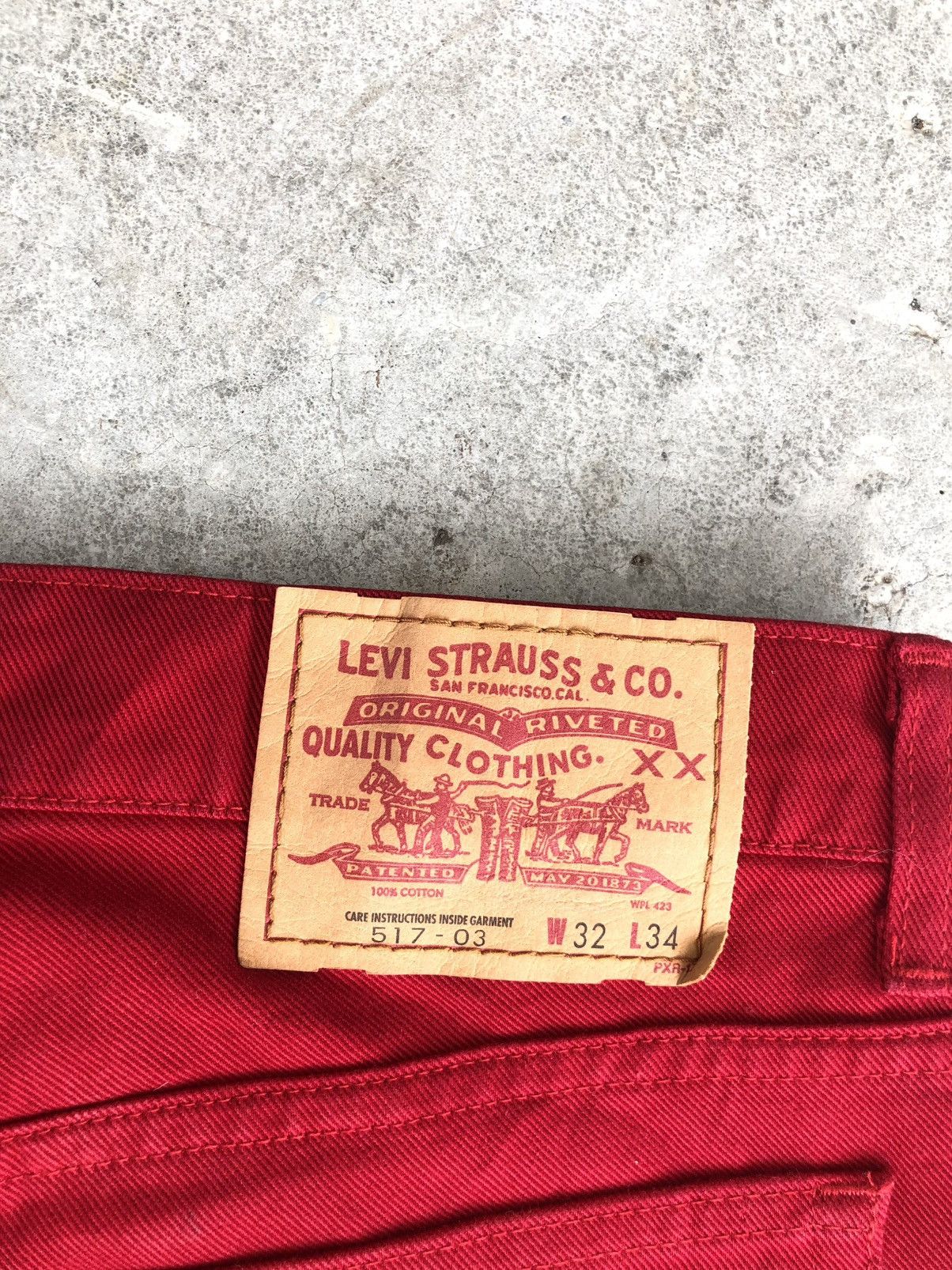 Levi's Levis Flared Jeans Distressed Jeans 517 Size US 31 - 18 Thumbnail