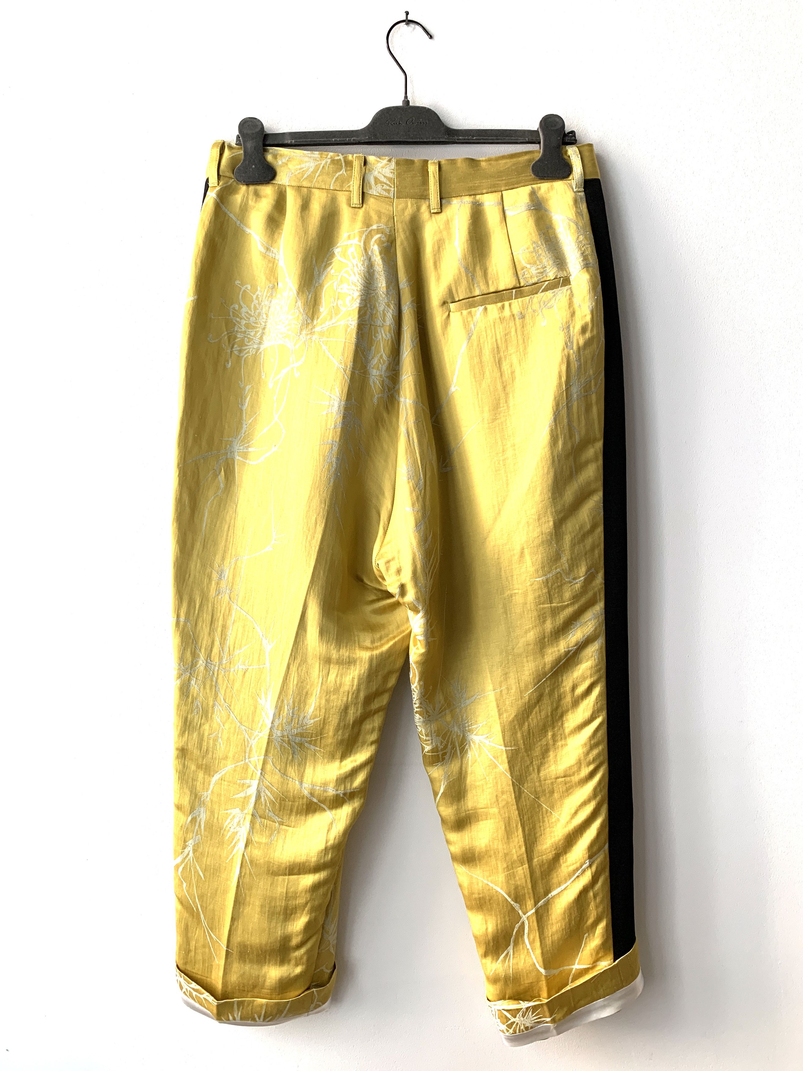 Haider Ackermann Striped Linen & Silk-blend Dianthus Trousers SZ 50 Size US 34 / EU 50 - 2 Thumbnail