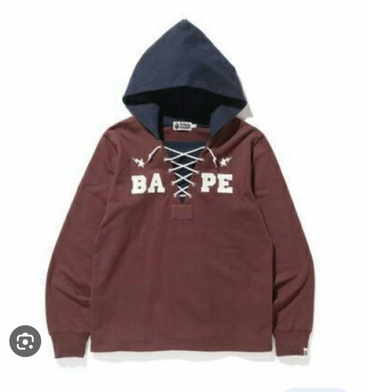 Bape Lace Up Pullover Hoodie Size US XL / EU 56 / 4 - 1 Thumbnail