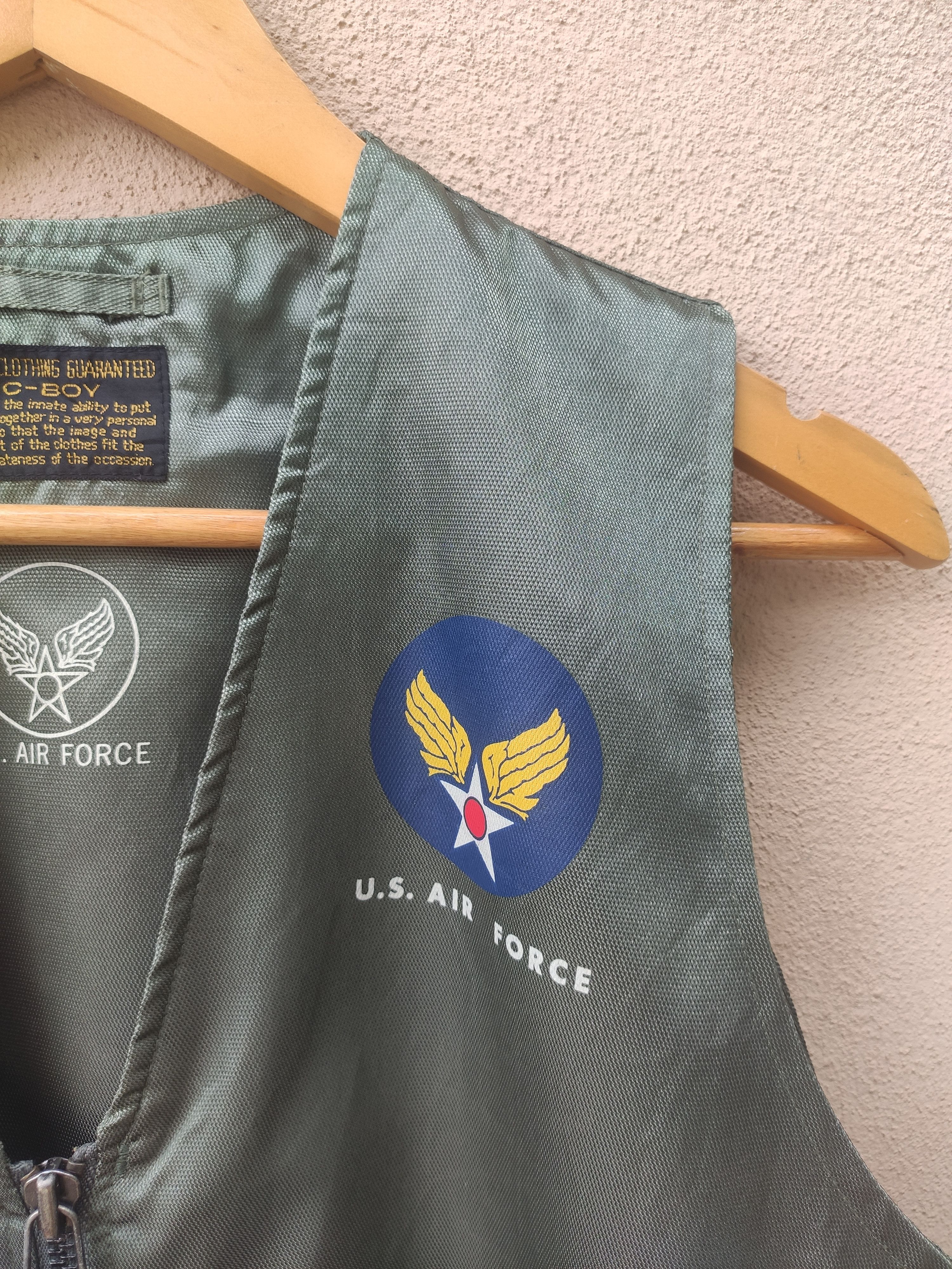 Avirex 🔥 Vintage US Air Force vest tactical jacket Size US M / EU 48-50 / 2 - 4 Thumbnail