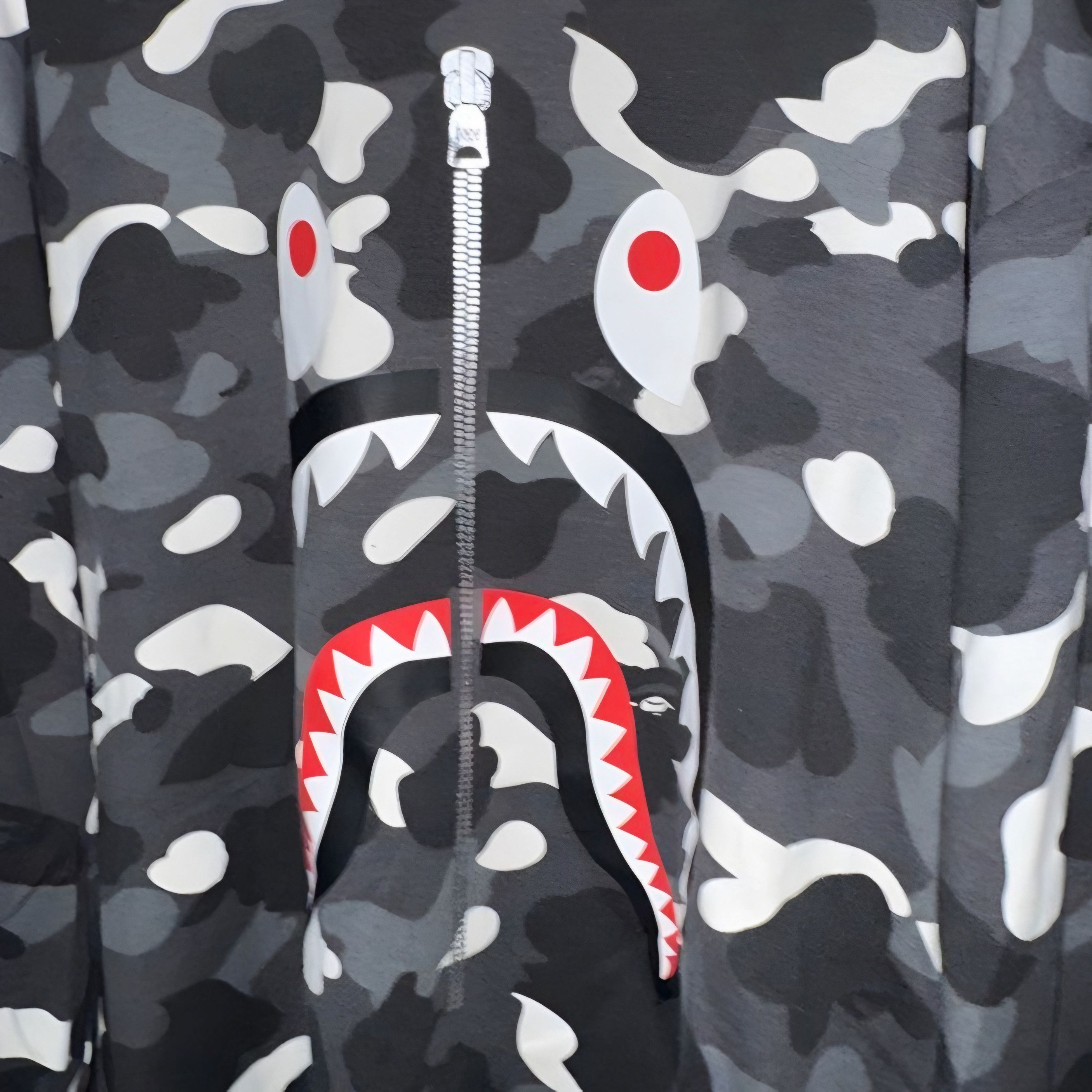 Bape Bape City Camo WGM Shark L/S Tee FW19 Size US XL / EU 56 / 4 - 3 Thumbnail