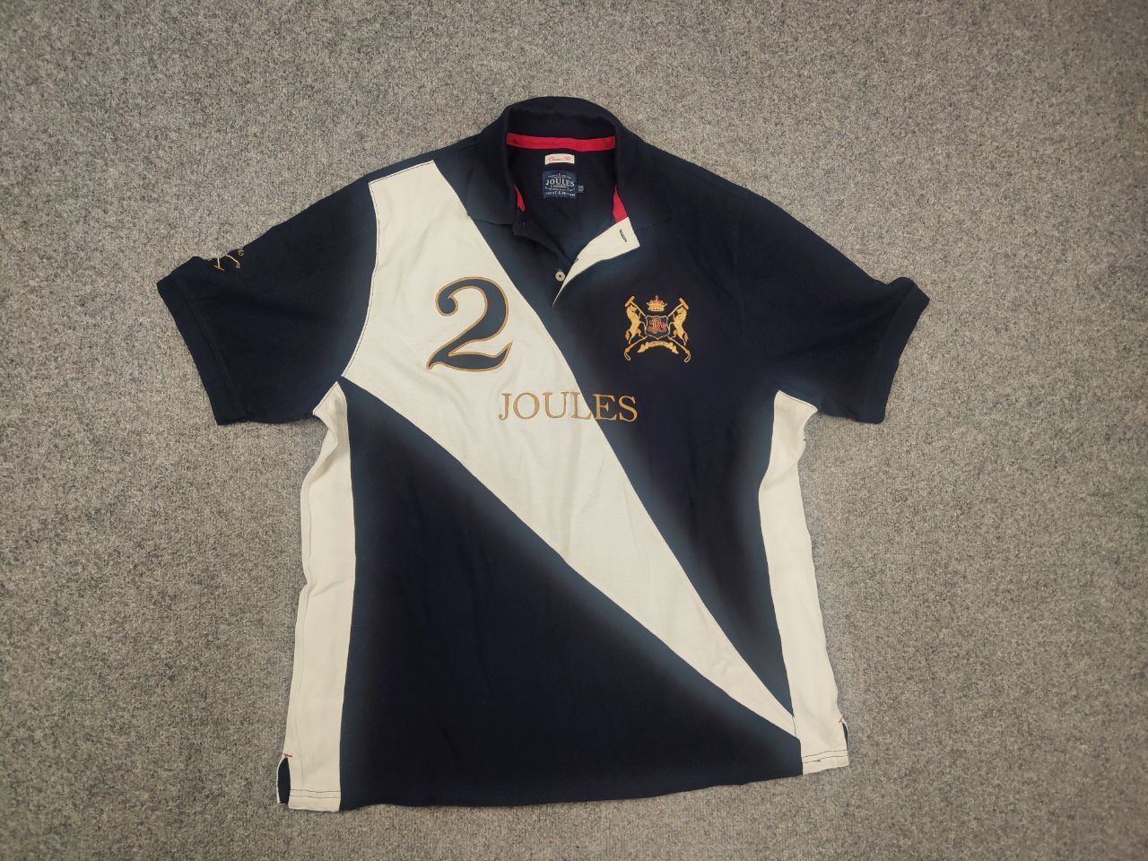 Julius Joules latino polo Rugby Jersey club Logo Shirt Vintage Size US XXL / EU 58 / 5 - 5 Thumbnail