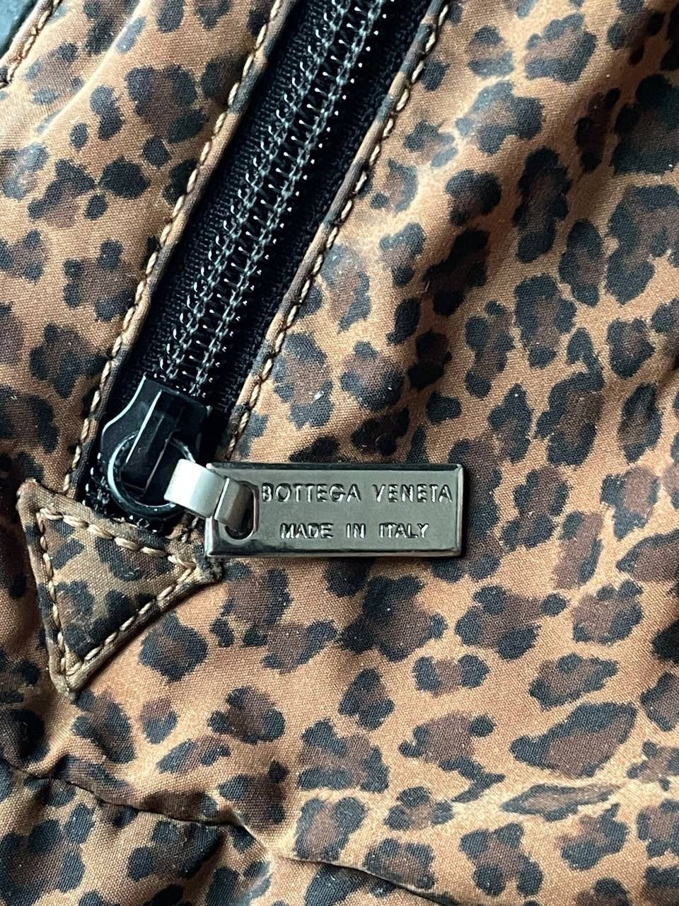 Bottega Veneta Vintage Bottega Veneta Reversible Leopard Nylon Tote Bag Size ONE SIZE - 8 Thumbnail