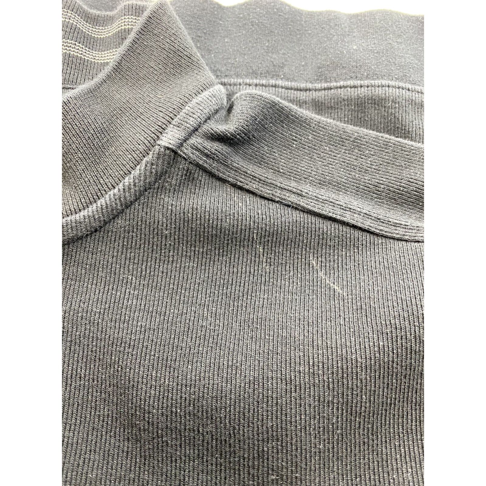 Vintage Greg Norman 1/4 Zip Sweater Mens Medium Black Pullover Collared Classic Style Size US M / EU 48-50 / 2 - 7 Thumbnail