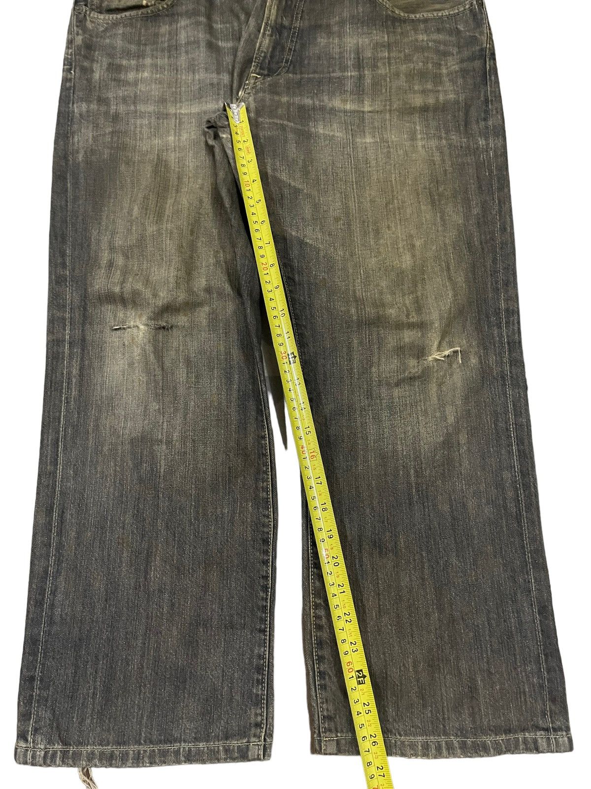 Uniqlo Vintage Japanese Uniqlo Faded Wash Style Baggy Jeans Size US 38 / EU 54 - 11 Thumbnail