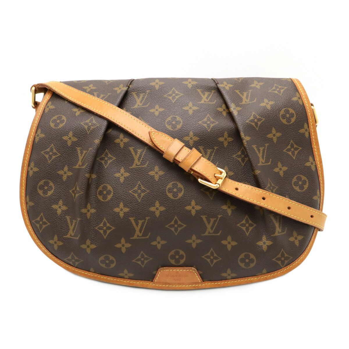 Louis Vuitton Louis Vuitton Menilmontant Monogram Shoulder Bag Canvas Shoulder Bag M40473 in Brown, Women's