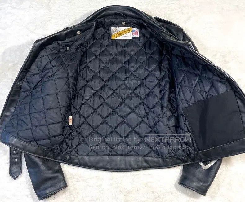 Schott Schott Leather coat Size US XXS / EU 40 - 4 Thumbnail