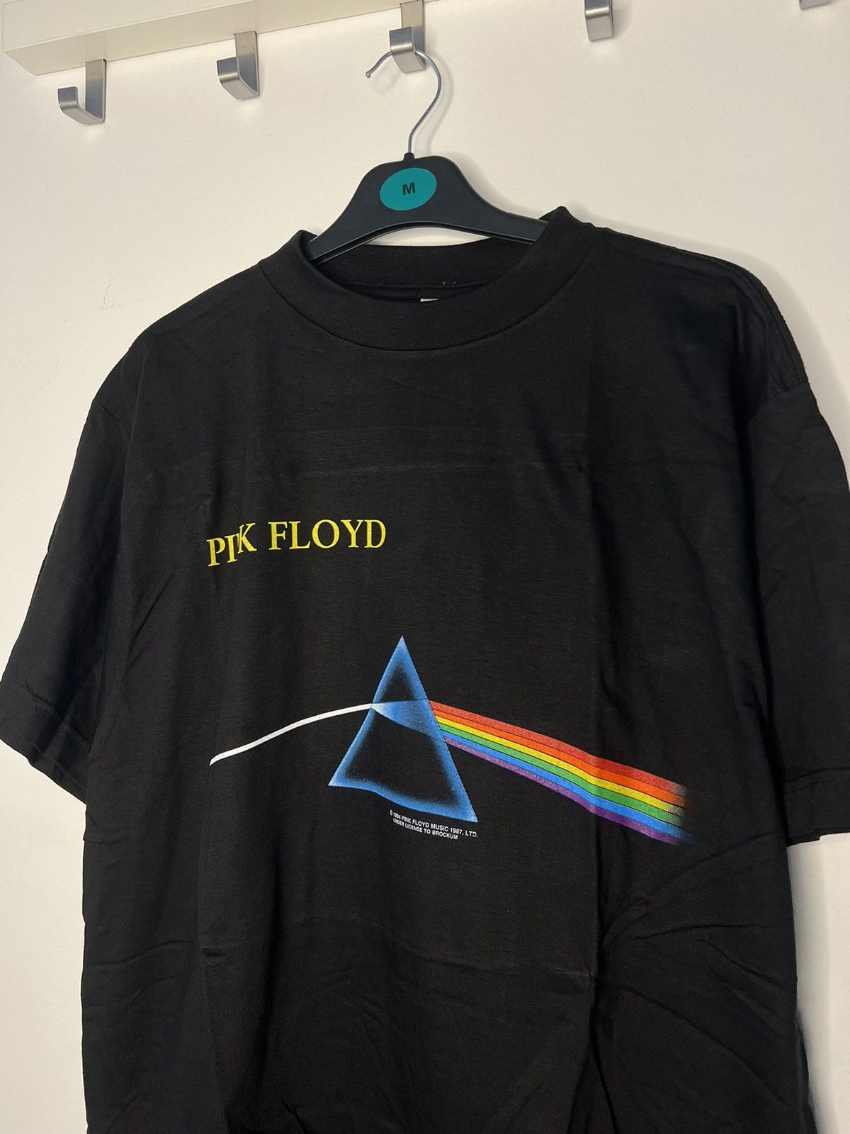 Band Tees × Vintage Vintage 1994 Pink Floyd The Dark Side of the Moon Black Tee Size US XL / EU 56 / 4 - 2 Thumbnail