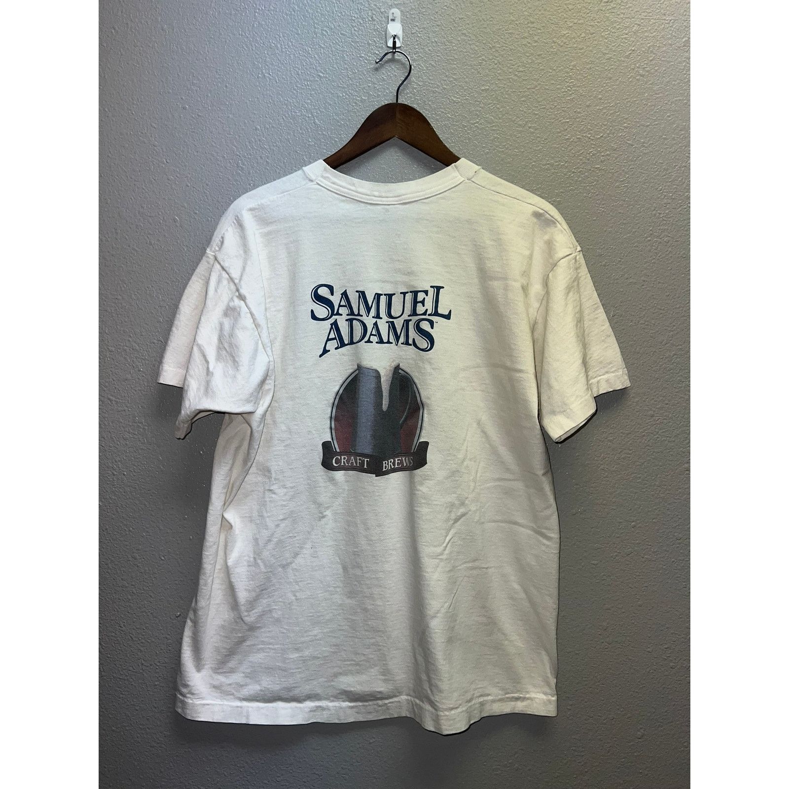 Vintage Vintage Samuel Adams Shirt Craft Brews Alcohol Tee VTG 90s Size US XL / EU 56 / 4 - 5 Thumbnail