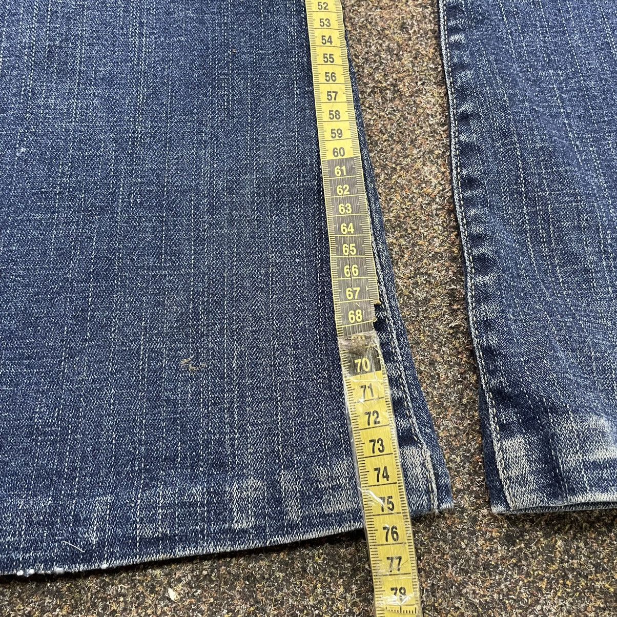 Vintage Y2K Vintage Flared Bootcut Jeans Sun Faded Distressed Grunge Size 32" / US 10 / IT 46 - 7 Thumbnail