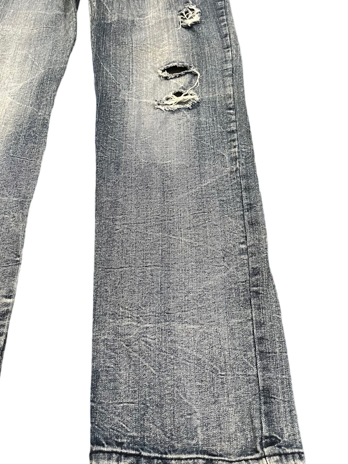 Who Decides War Vintage Originalstyle Double Waist Distressed Denim Size US 31 - 3 Thumbnail