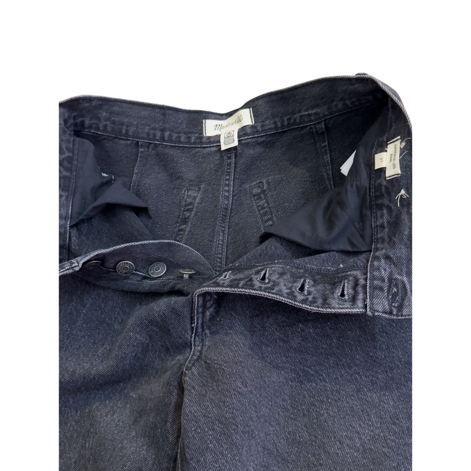 Japanese Brand × Levi's Vintage Clothing × Vintage Madewell wide fit jeans Size 29" - 6 Thumbnail