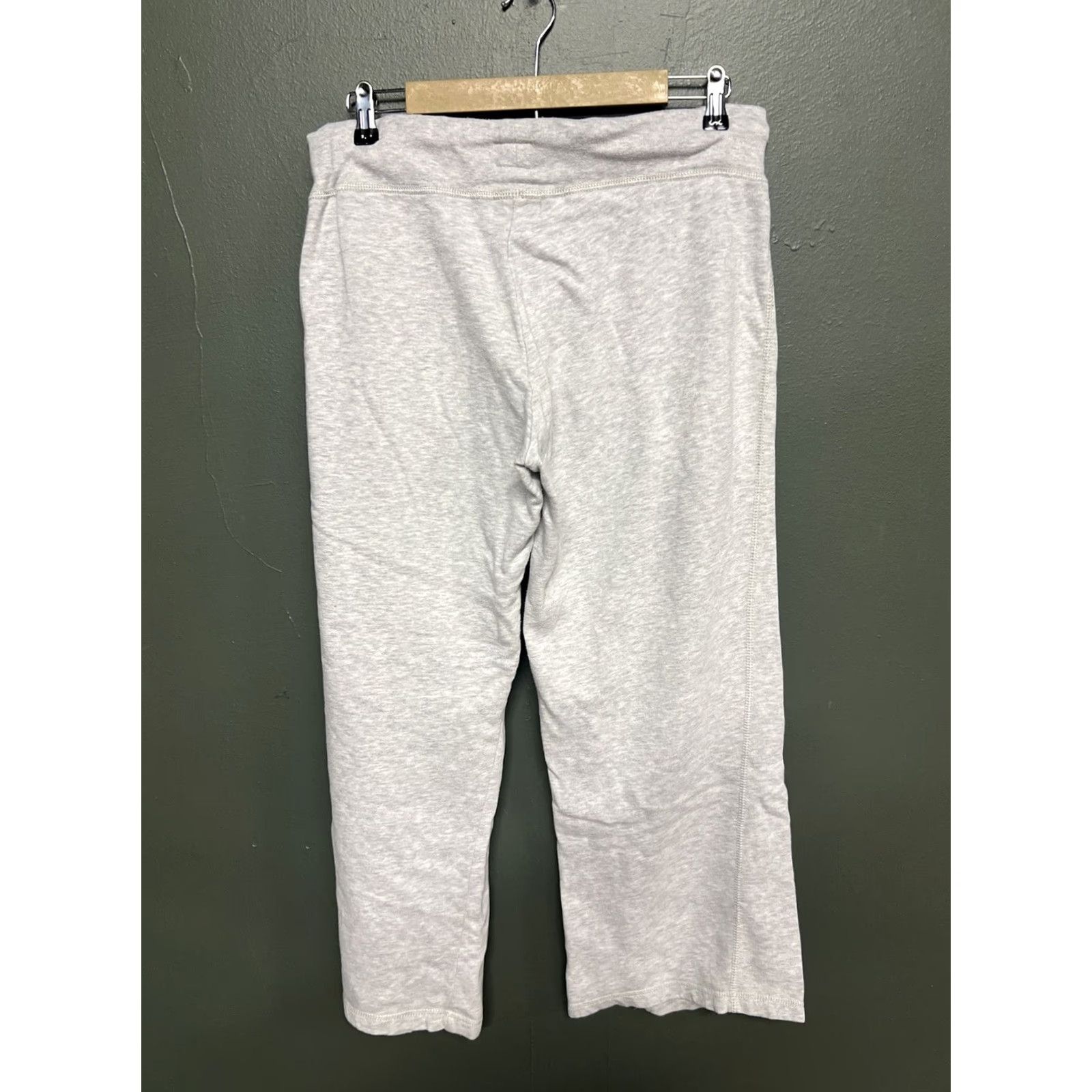 Polo Ralph Lauren Polo Ralph Lauren Women’s Sweatpants M Jogger Wide-Leg Gray Logo 32in Inseam 29in Cotton Regular Drawstring Pants Size 32" / US 10 / IT 46 - 3 Thumbnail