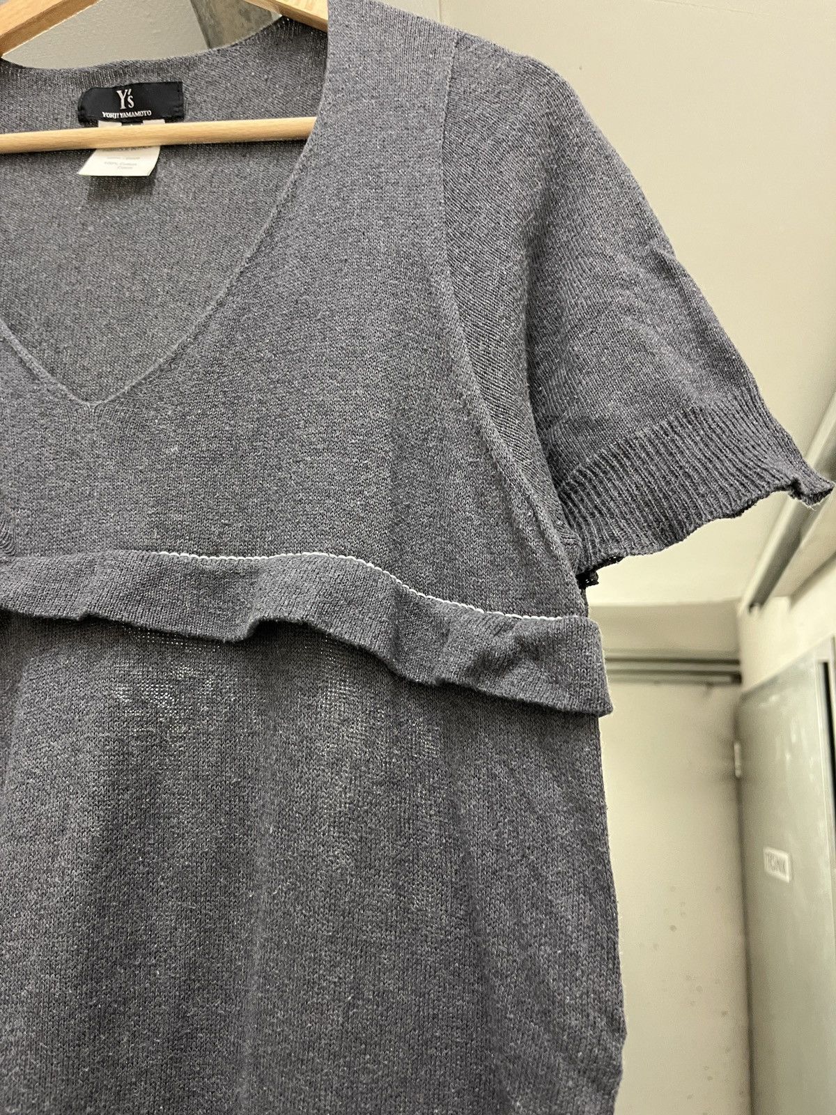 Yohji Yamamoto Y’s Yohji Yamamoto Layered Knit Cotton Dress Size L / US 10 / IT 46 - 4 Thumbnail