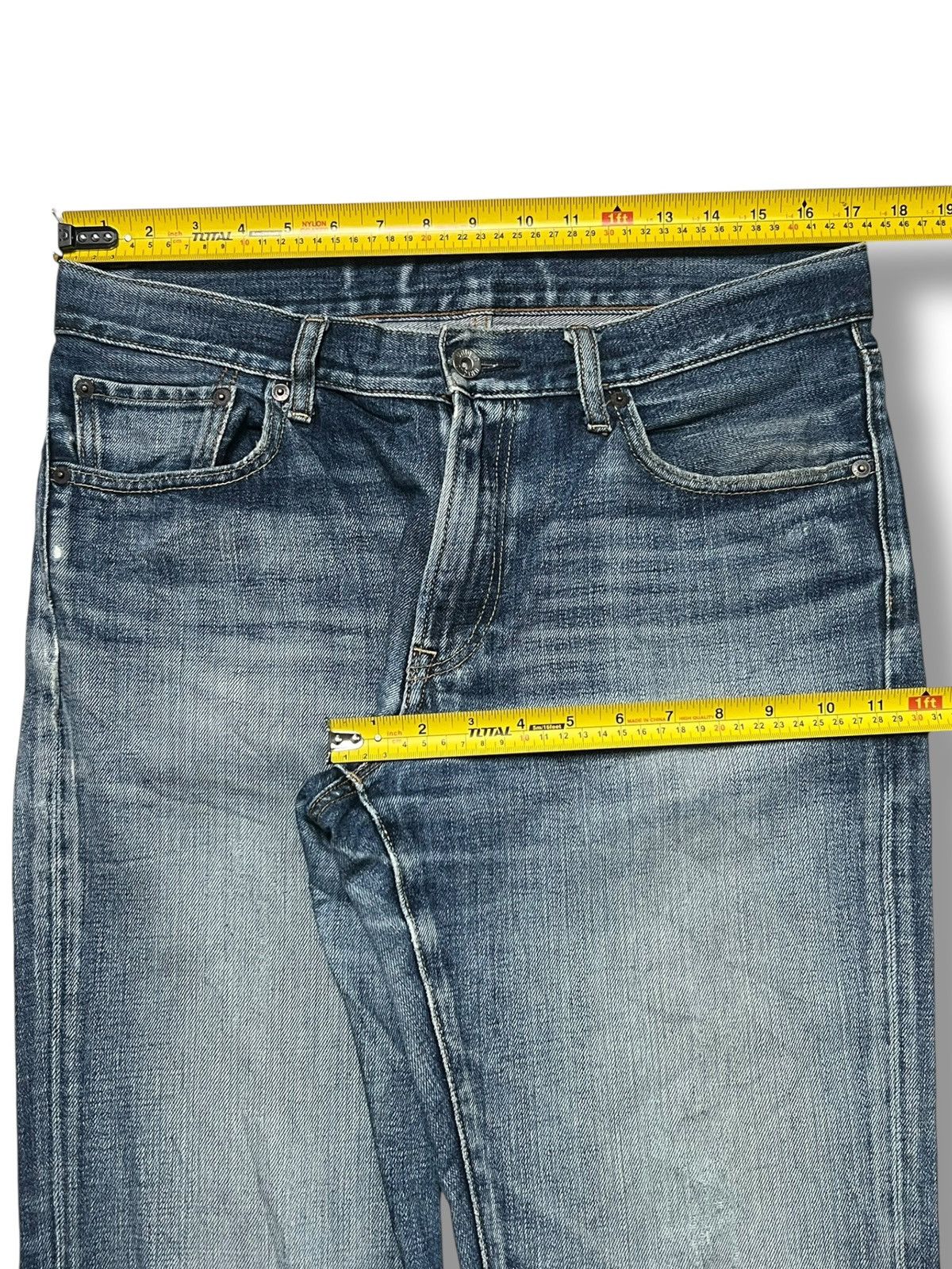 Vintage Uniqlo Japan - Faded Wash Jeans
