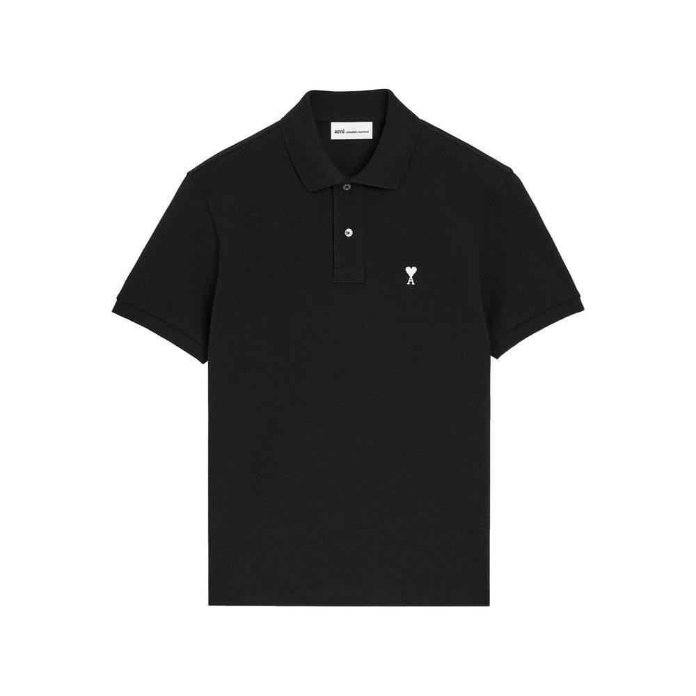 AMI Ami Paris BLACK Polo Shirts Size US XXL / EU 58 / 5 - 1 Thumbnail
