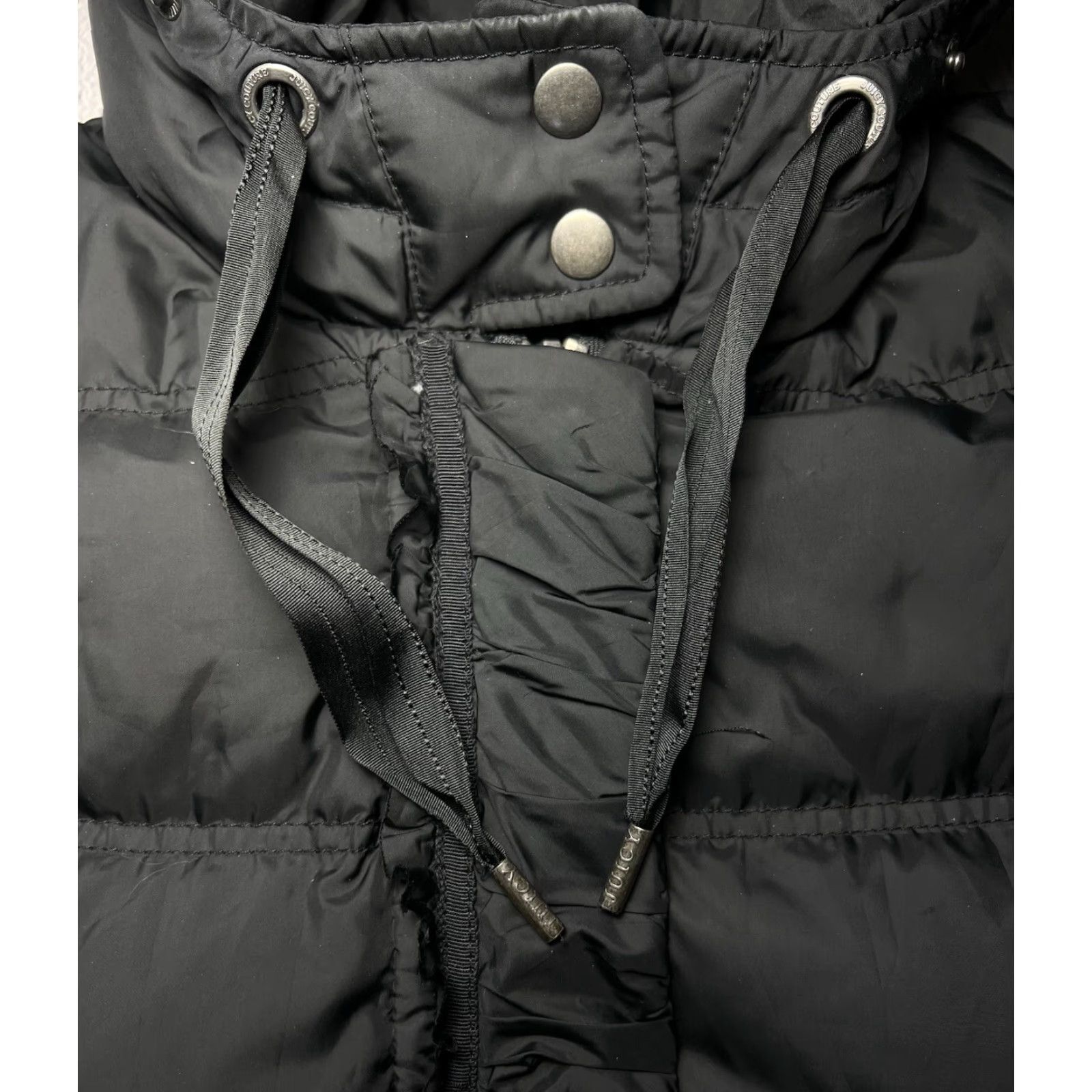 Juicy Couture Juicy Couture Puffer Jacket Coat Mid-Length Hooded Black Down Quilted Pockets Casual Women XS S Regular EUC Size S / US 4 / IT 40 - 5 Thumbnail